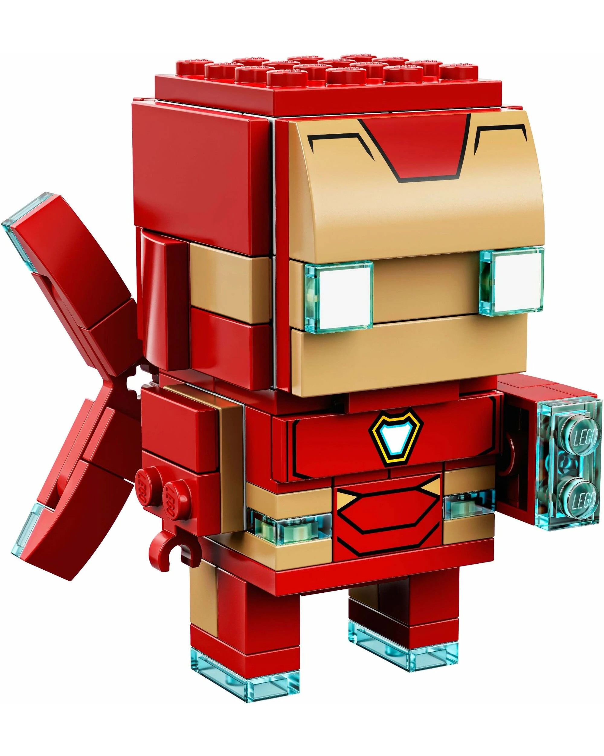 3 LEGO 41604 Iron Man MK50 BrickHeadz - Avengers Infinity War, 3 of 4