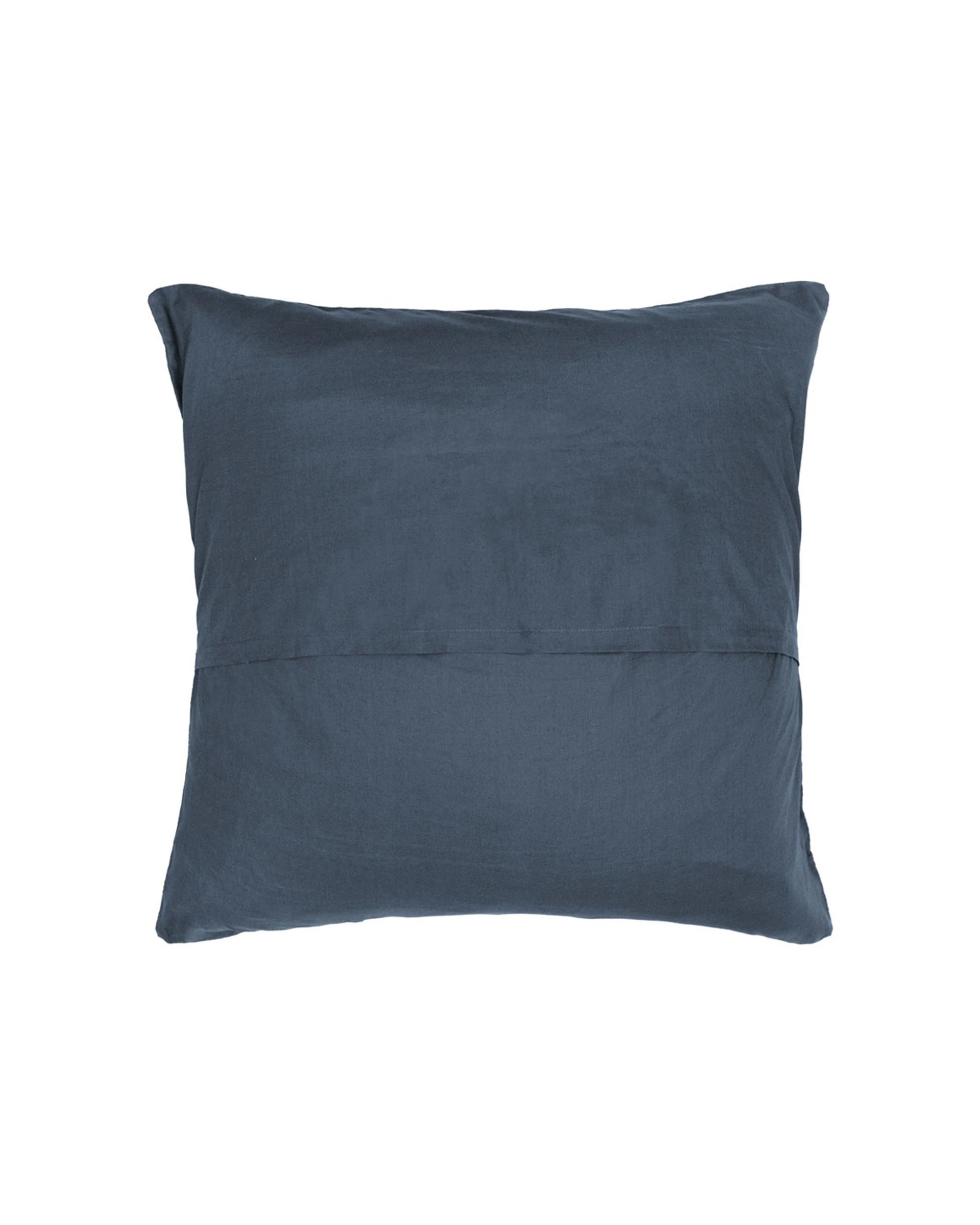 4 Bambury Tide Jacquard European Pillowcase Denim Home Bedding 65x65cm - Blue, 4 of 4