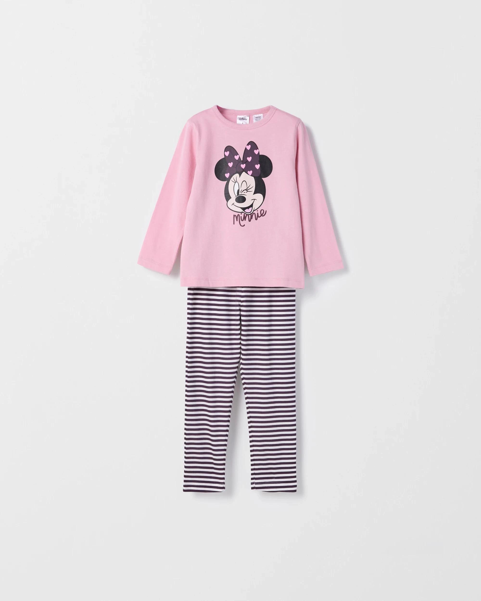 3 Disney Minnie Australian Cotton 2 Pack Younger Girls Pyjama Set MINNIE, 3 of 6
