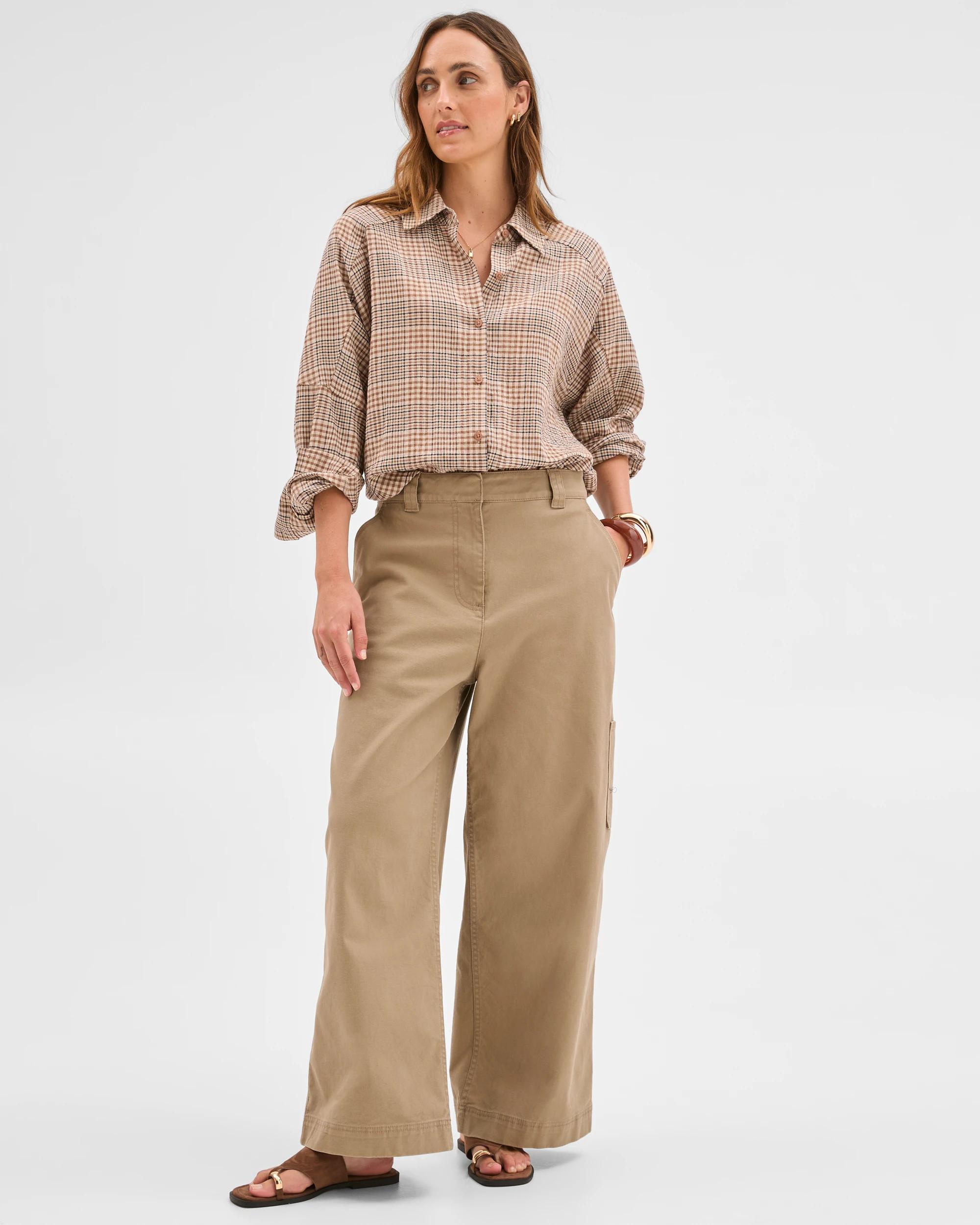 4 Target Woman Australian Cotton Full Length Carpenter Pants LEAD GREY, 4 of 8