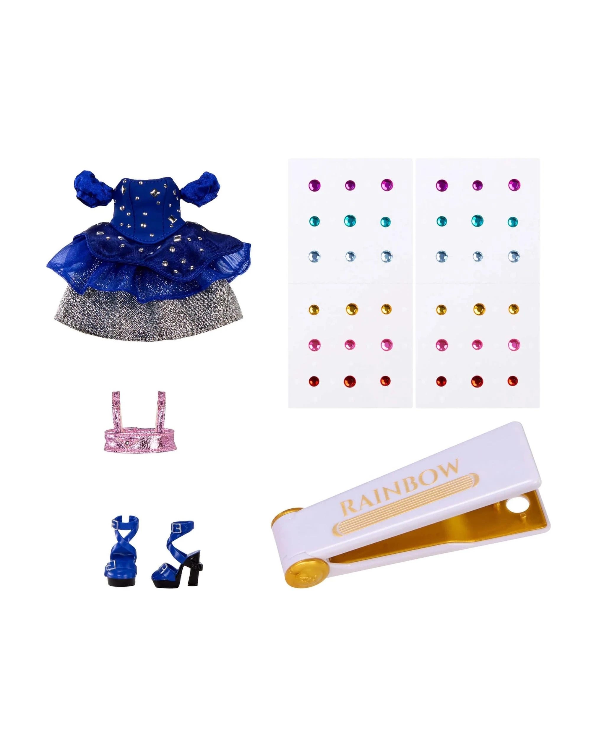 5 Rainbow High Be Dazzling Genevieve Bleue Fashion Doll - Blue, 5 of 7
