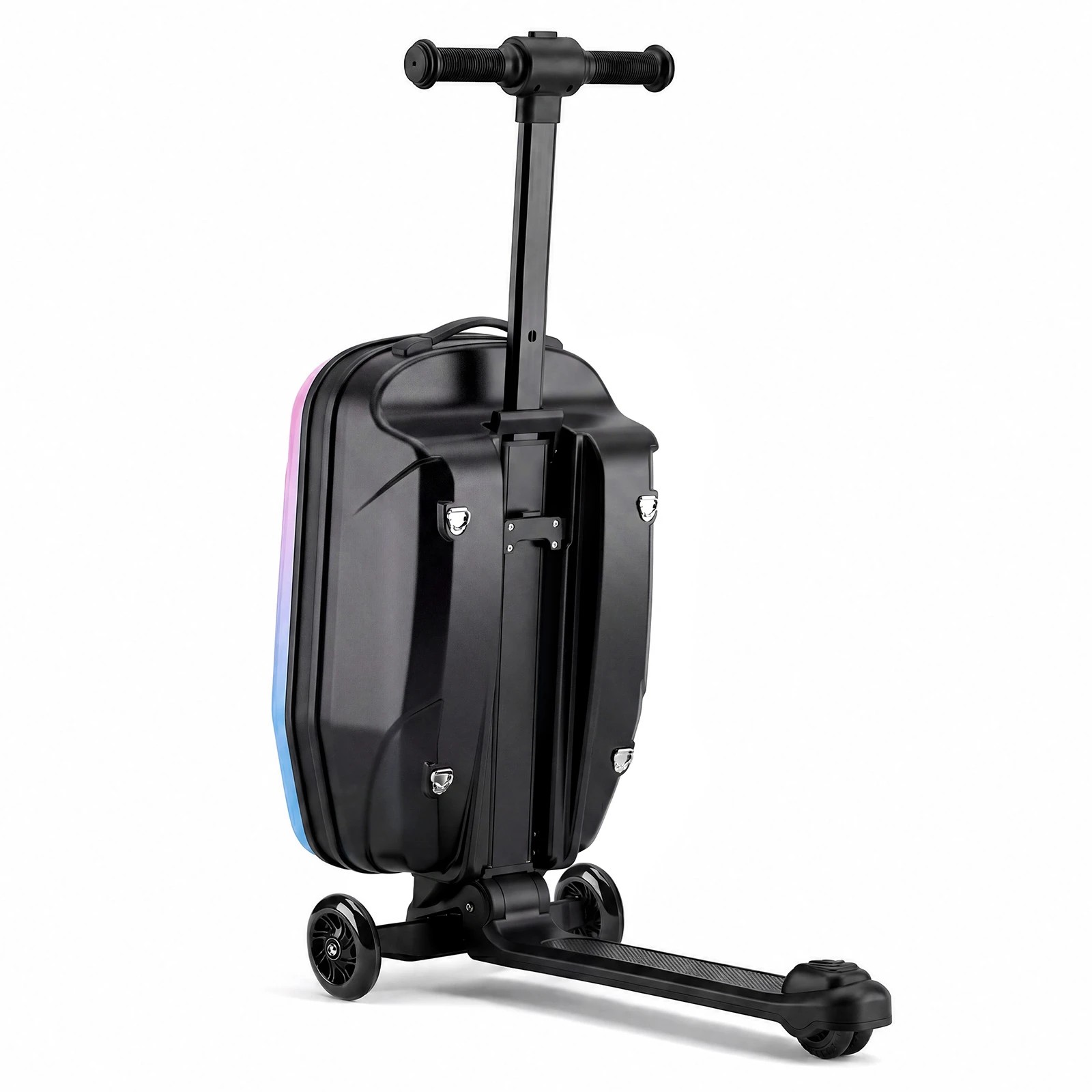 5 Advwin 4-in-1 Kids Scooter Suitcase Ride-On Luggage Carry-On Hardshell Travel Suitcase, 5 of 9