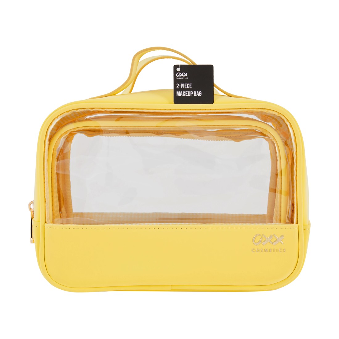 5 OXX Cosmetics 2 Piece Makeup Bag Set - Yellow, 5 of 5