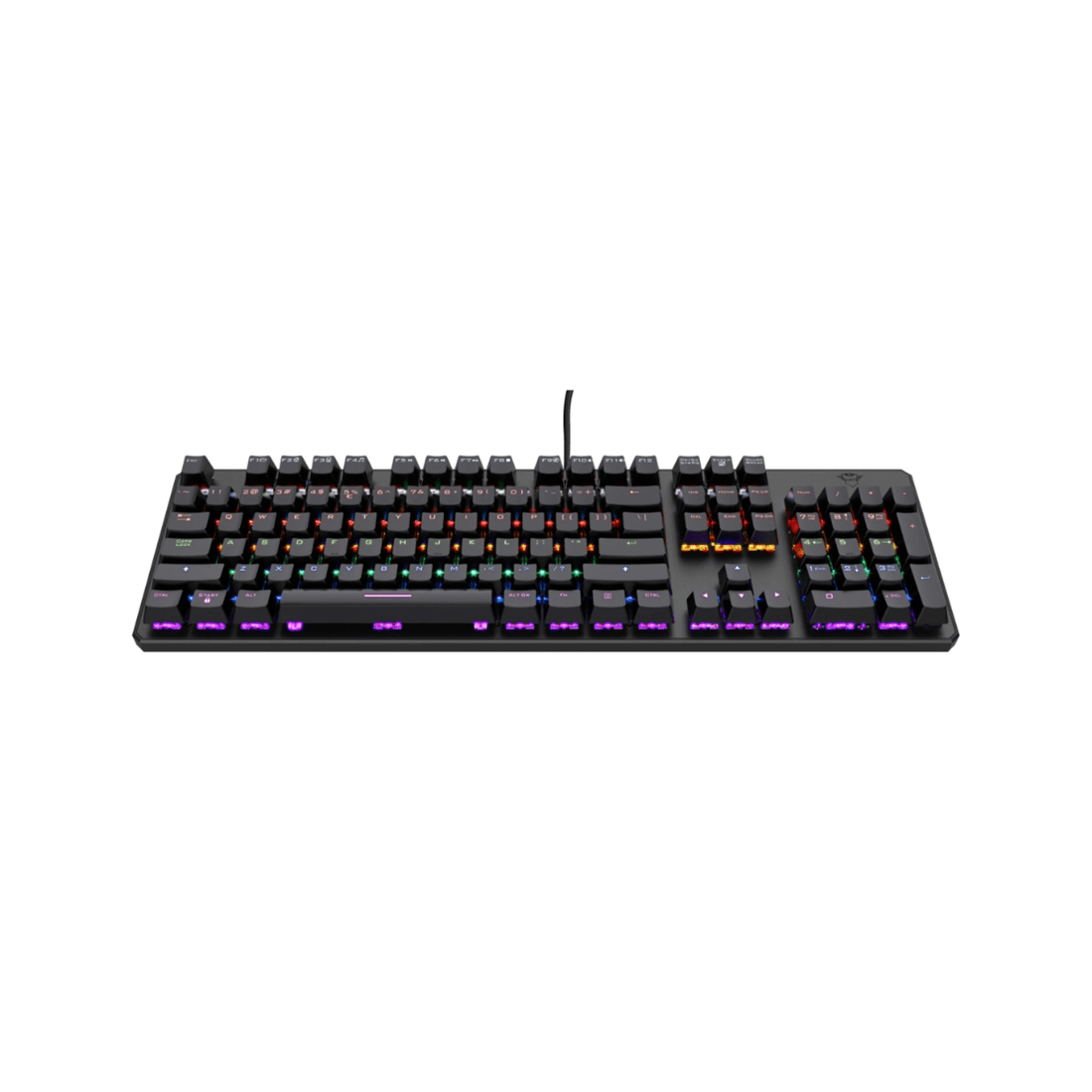 3 Trust International Trust GXT865 Asta Wired RGB Gaming Keyboard - Black, 3 of 9