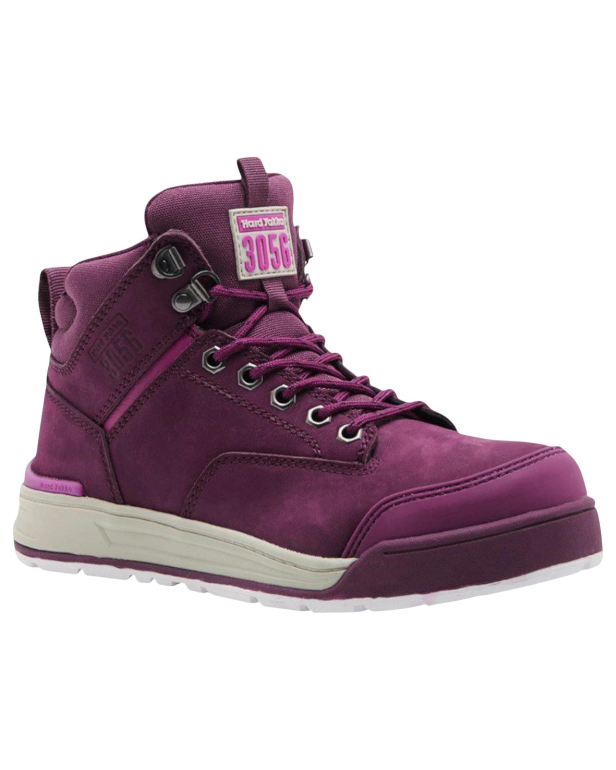 1 Hard Yakka 3056 Womens Safety Lace Steel Cap Caps Shiraz Boot Shoes SHIRAZ, 1 of 4