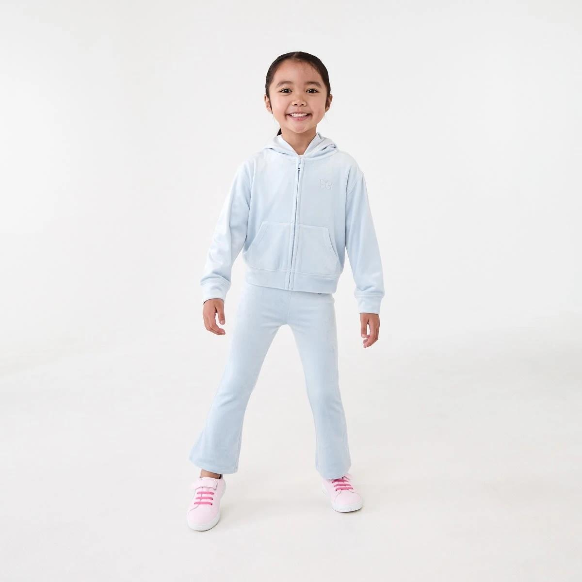 4 Velour Flare Leggings Butterfly, 4 of 7