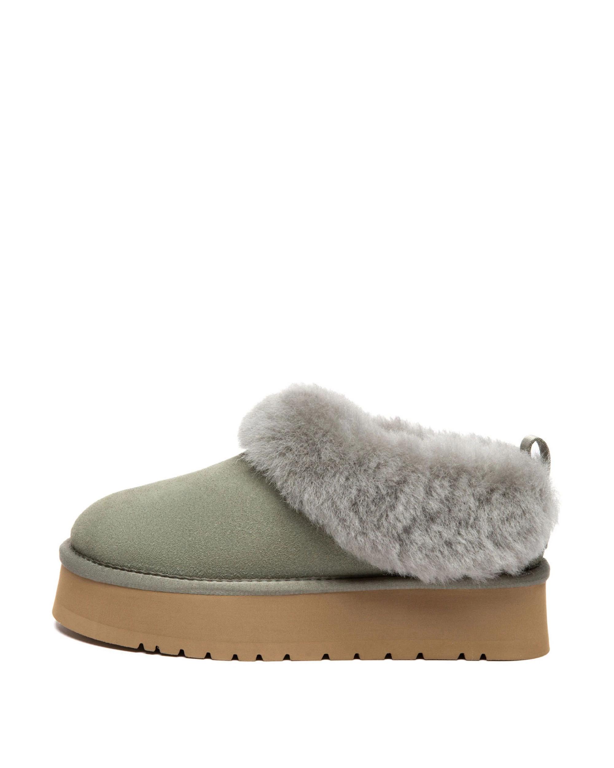 4 Australian Shepherd UGG Womens Glacial Slippers MOSS GREEN, 4 of 5