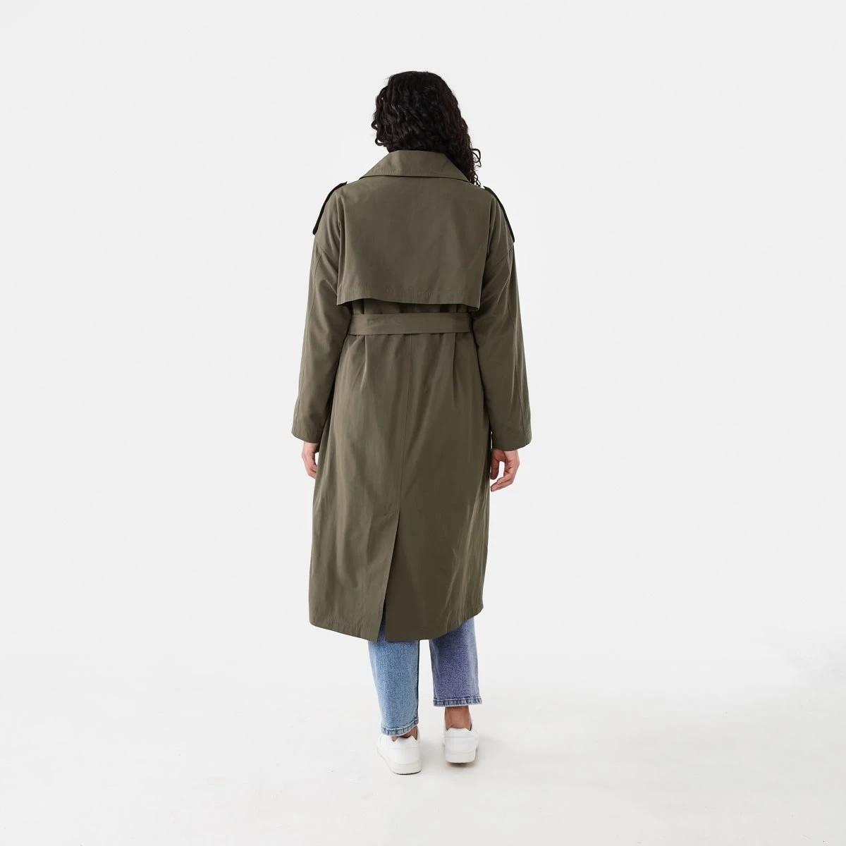 4 Longline Trench Grn Olive, 4 of 9