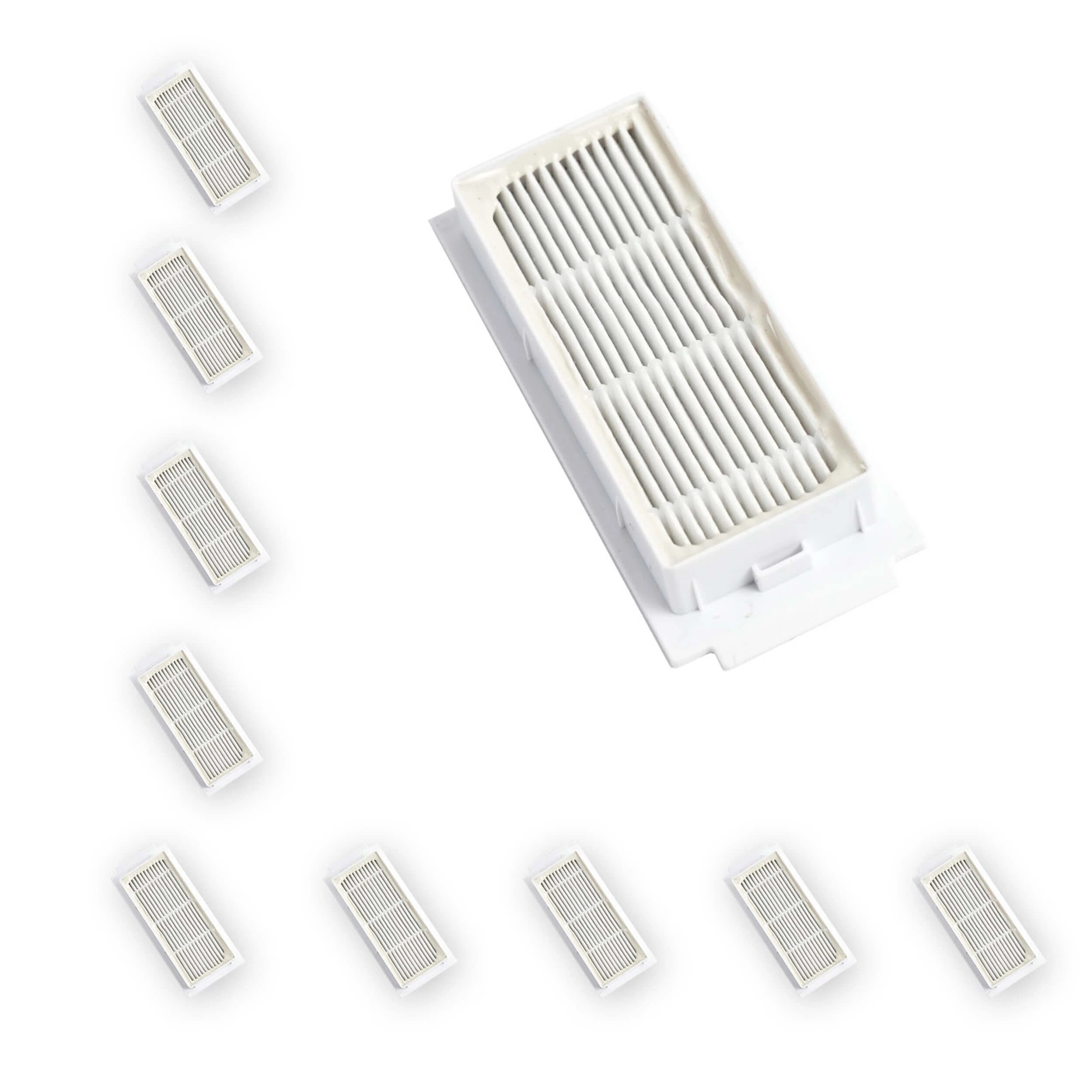 1 Hygieia 9 Pack Antibacterial Filters For ECOVACS DEEBOT T30 OMNI T30 PRO OMNI T30S - White, 1 of 3