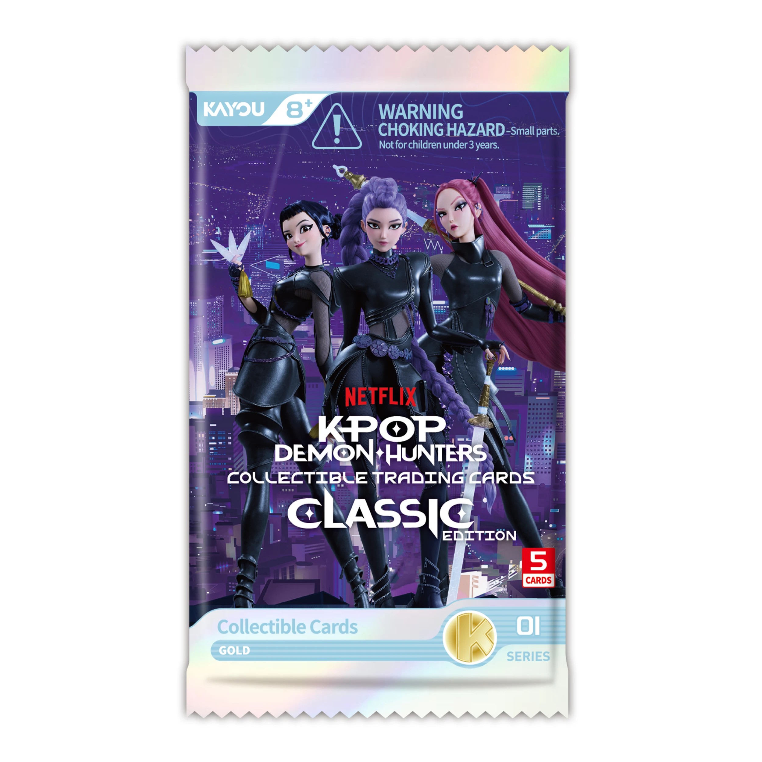 1 KPop Demon Hunters Collectible Trading Card Classic Edition 01 Gold Series, 1 of 4