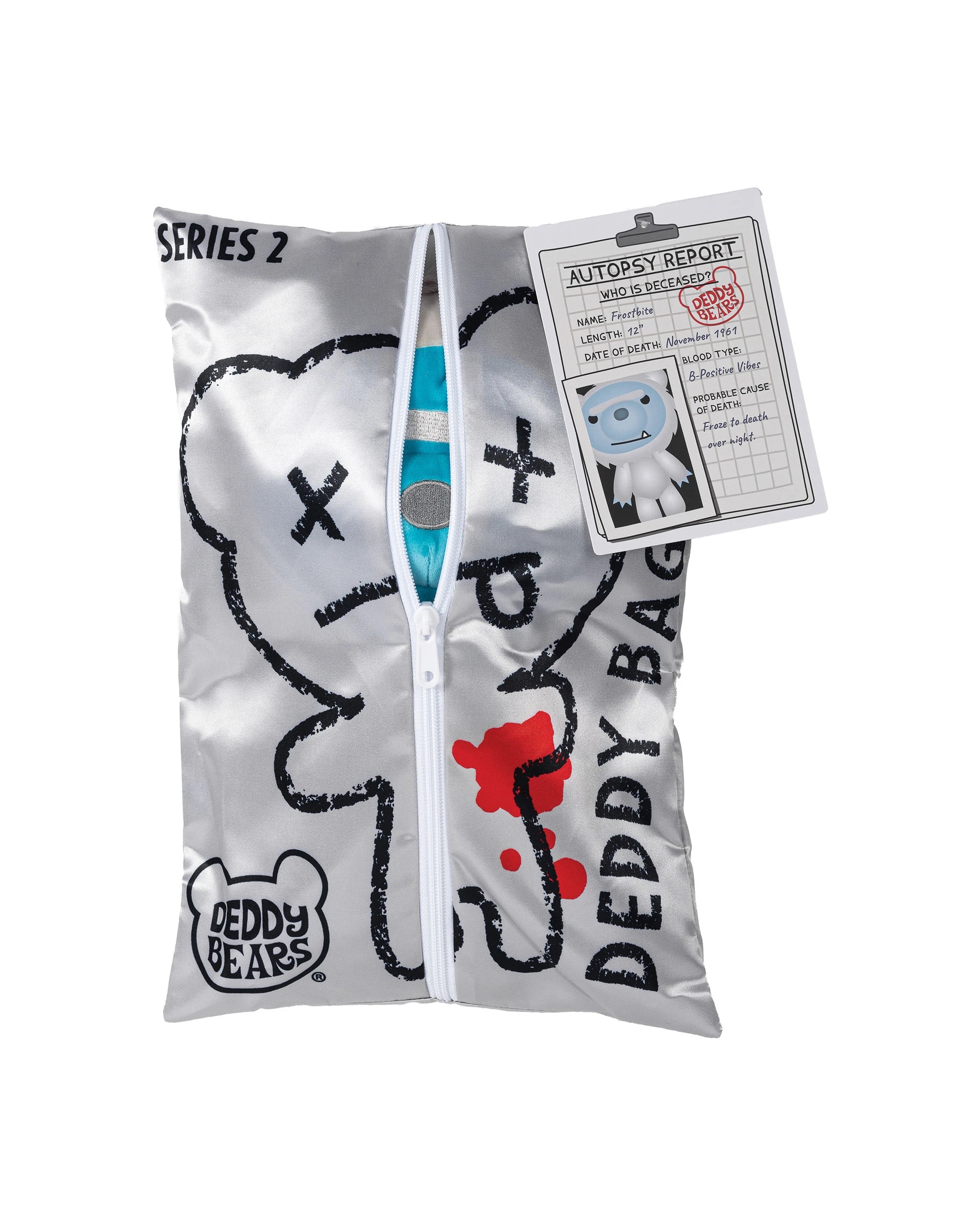 2 Deddy Bears - Frostbite Bear, Series 2, Plush in Bag, Soft Toy, Grey, 30cm (Height) - Multi, 2 of 4