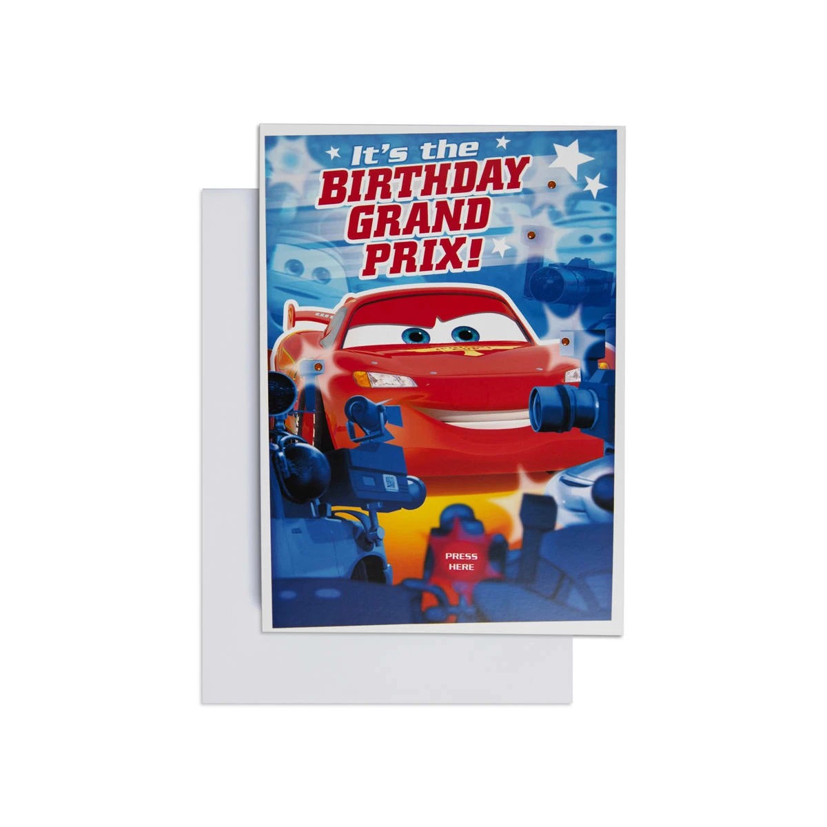 1 Hallmark Disney Pixar Cars Interactive Birthday Card For Boy - Lightening McQueen, 1 of 4