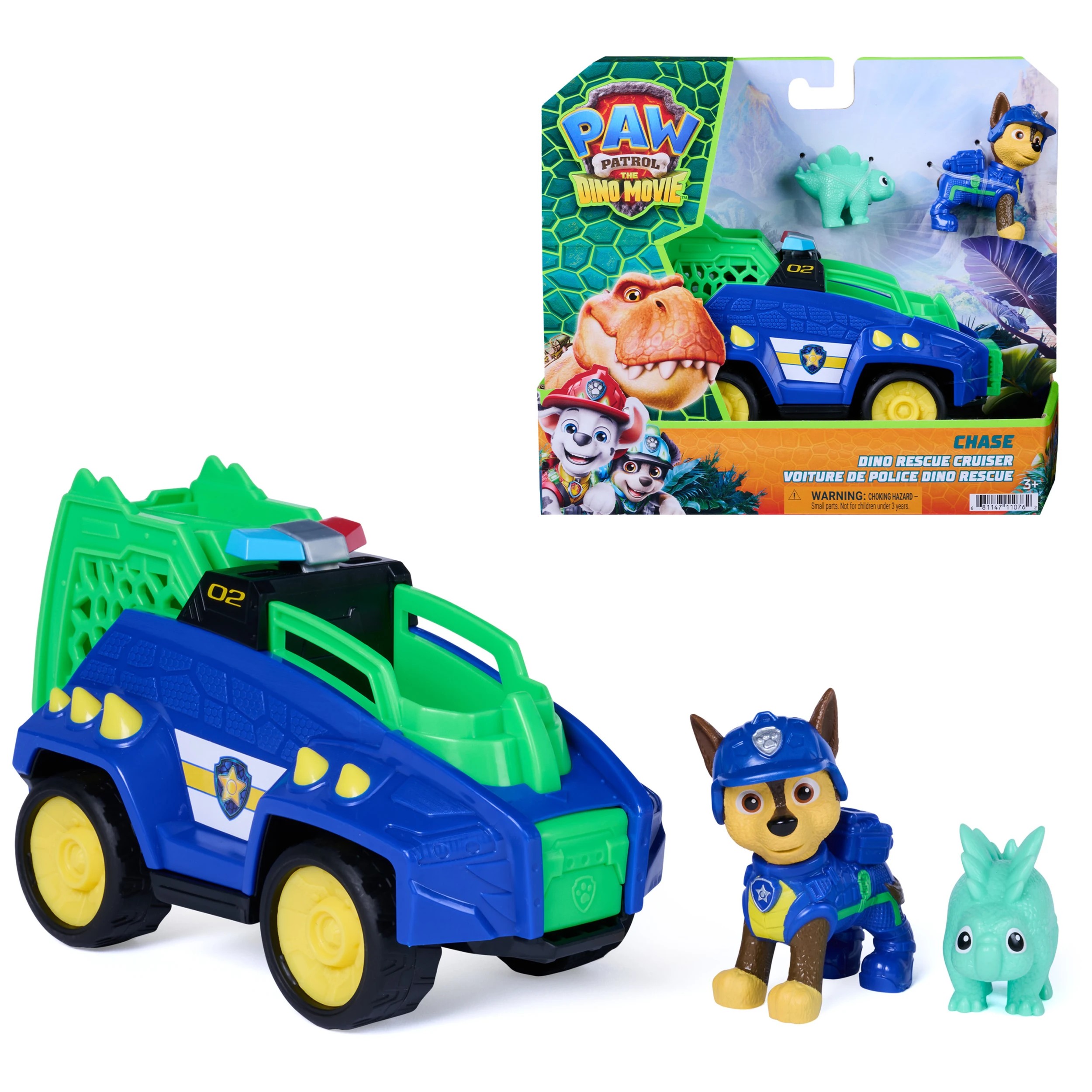 1 PAW Patrol: The Dino Movie Chase Dino Rescue Cruiser, 1 of 9