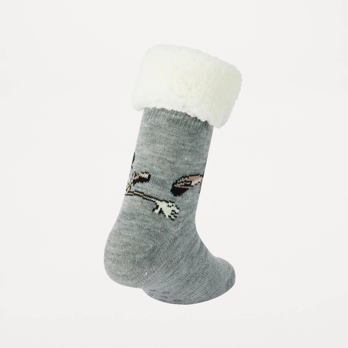 2 Sherpa Lined Home Socks Lazy, 2 of 3
