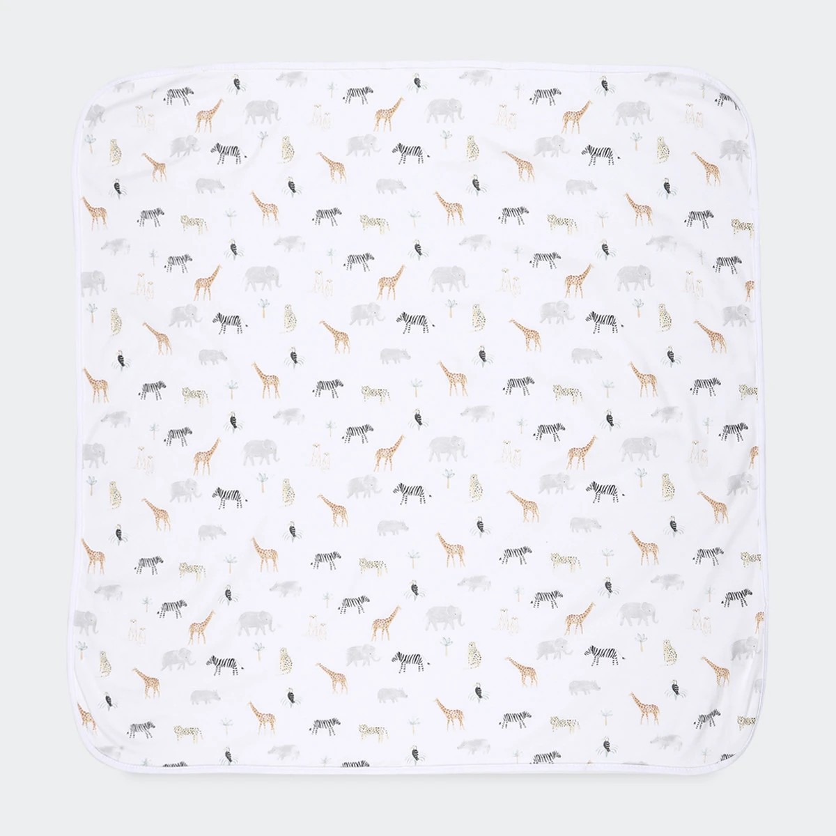 6 3 Pack Organic Cotton Interlock Wraps - Safari, 6 of 6