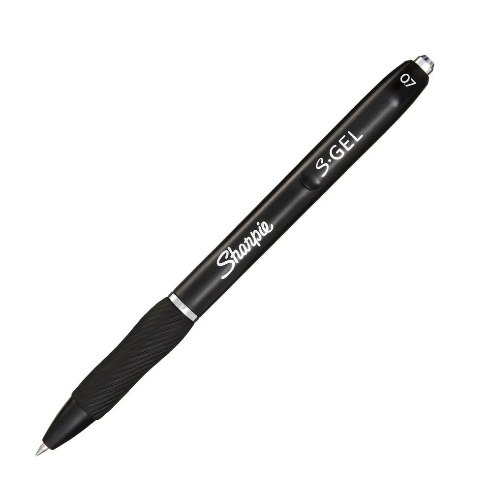 3 Sharpie S-Gel Retractable Gel Pen 0.7mm Black, 3 of 10