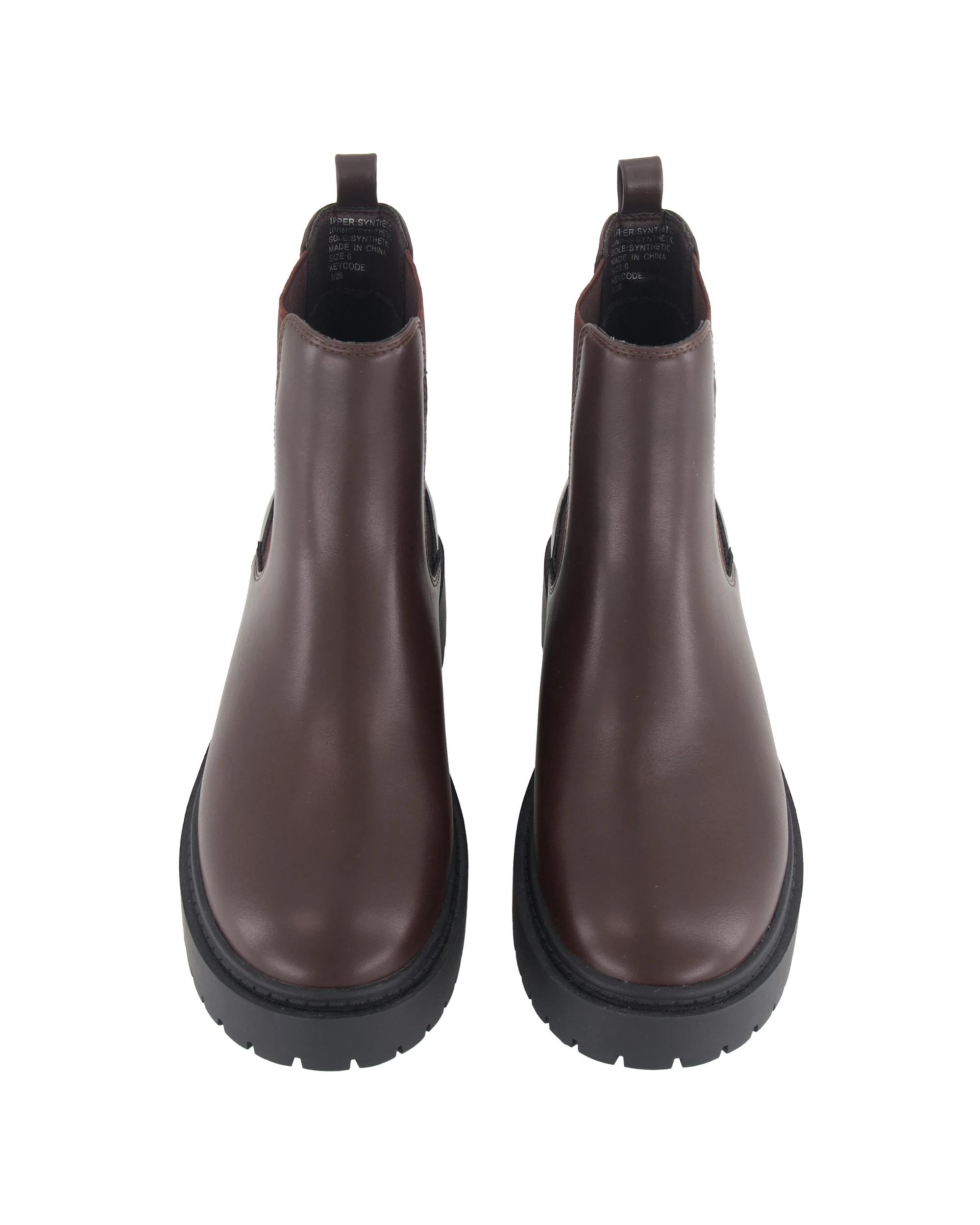 2 Chunky Chelsea Boots Chocolate, 2 of 4