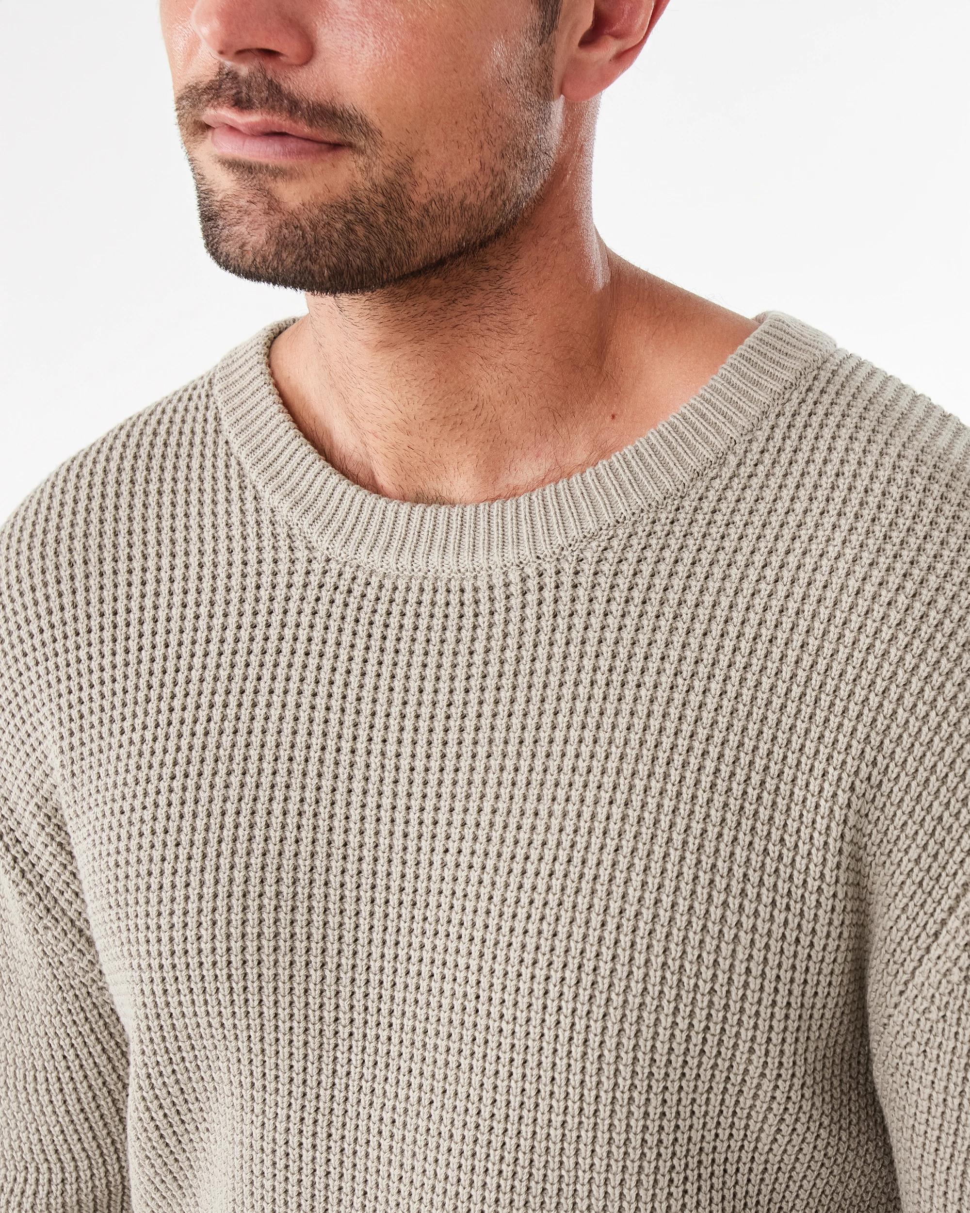 6 Waffle Knit Jumper Bge Lunar, 6 of 8