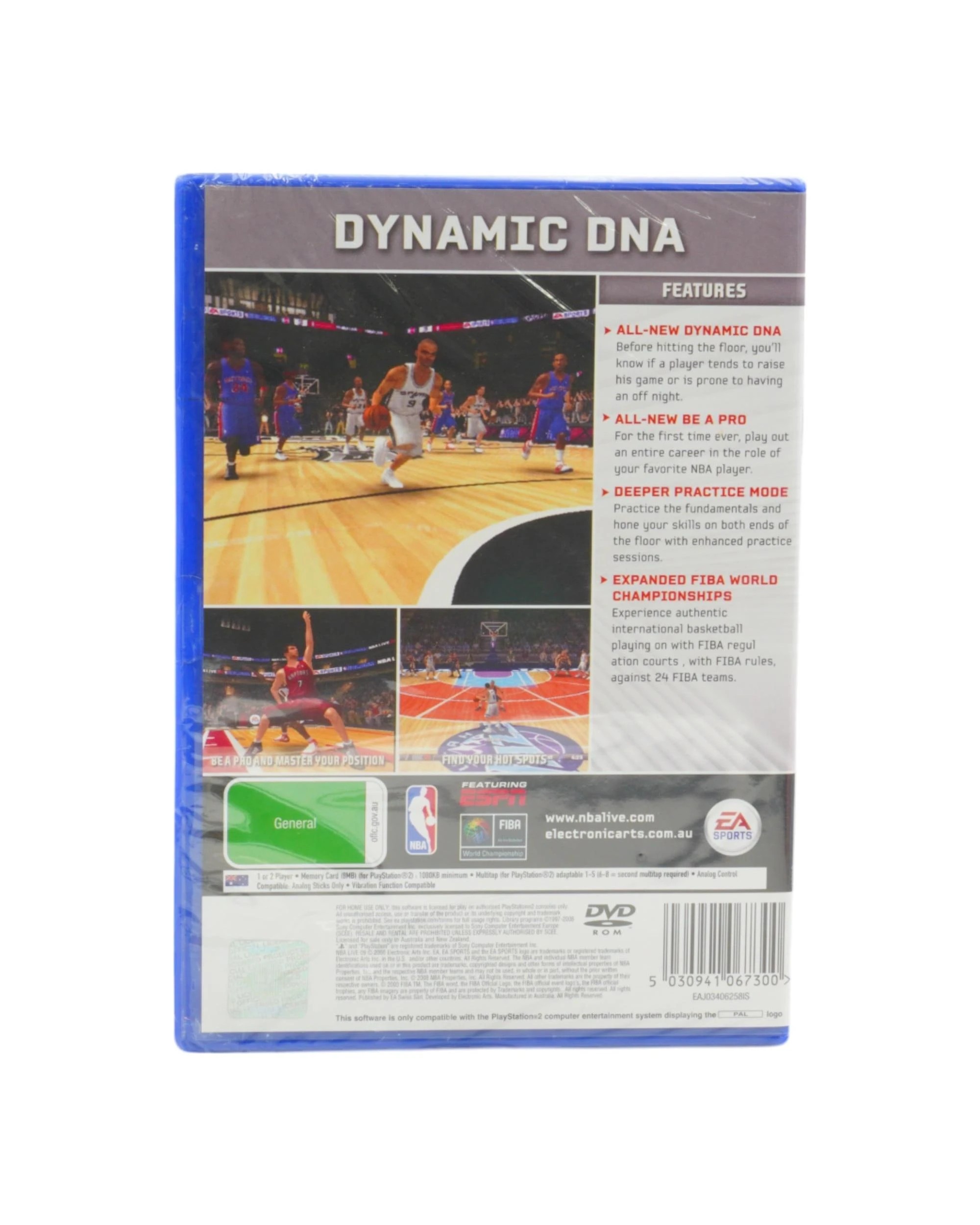 6 NBA Live 09 - PS2 - New, 6 of 7