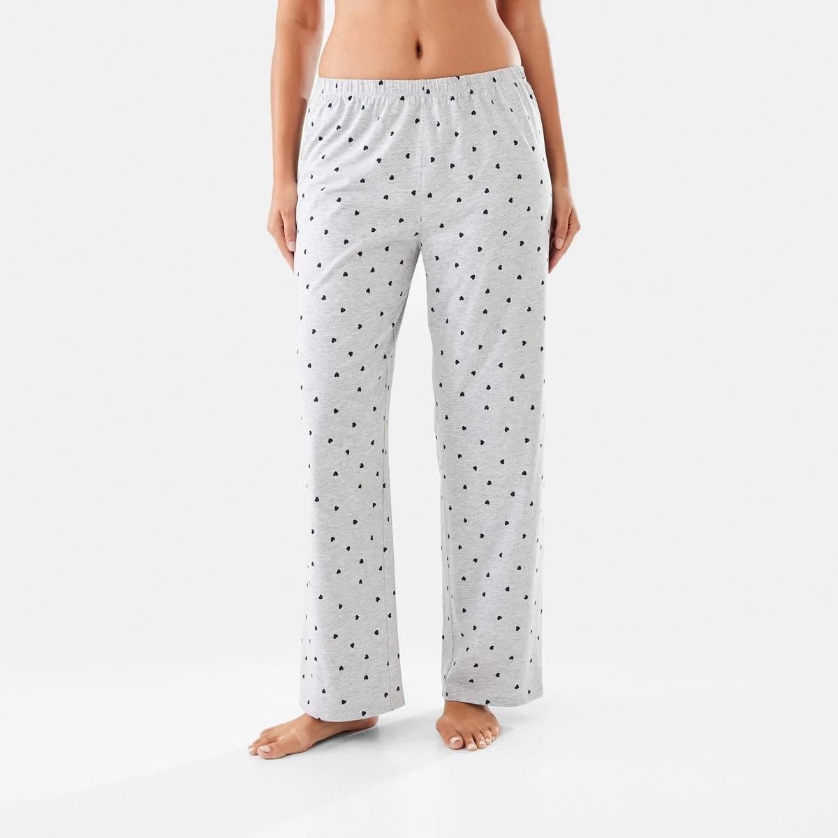 1 Printed Knit Pants Nvy Heart, 1 of 4