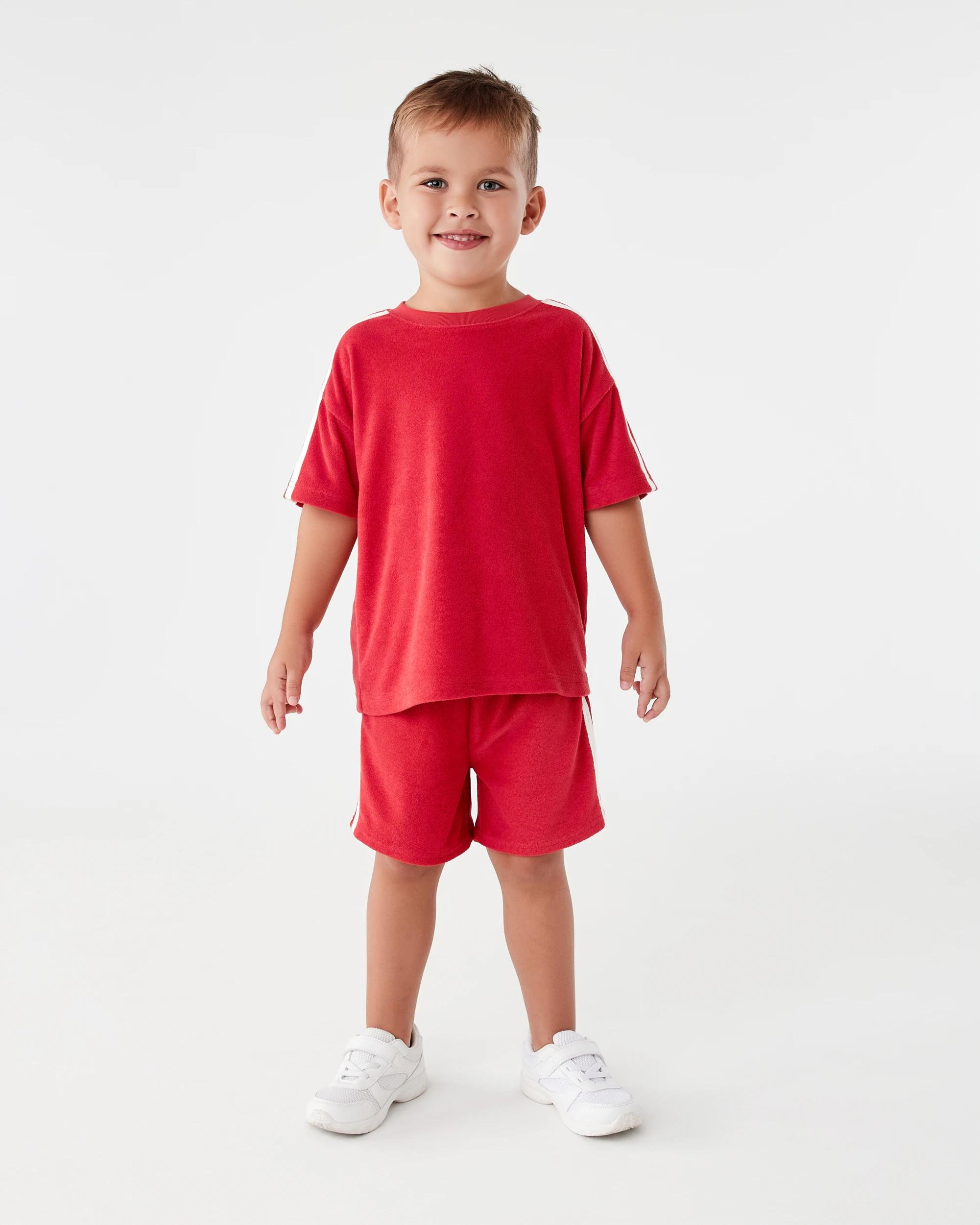 5 Terry Toweling Shorts Bld Org, 5 of 6