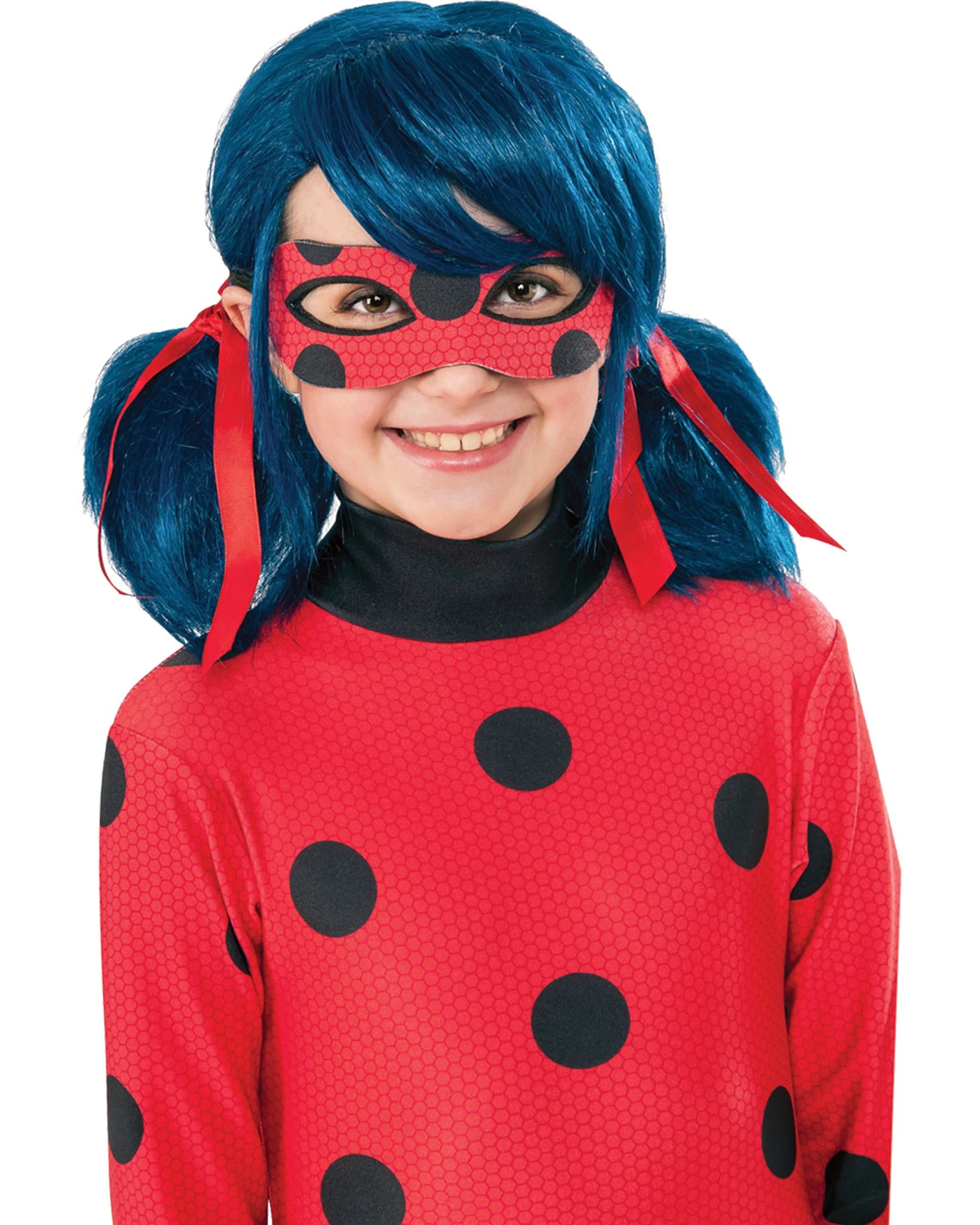 1 Miraculous Ladybug Wig Kids Child Costume Accessory - Blue, 1 of 1