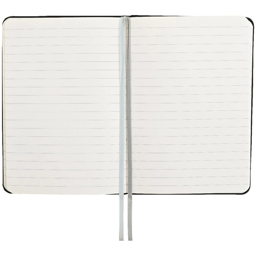 4 Modena A6 Linen Ruled Notebook Black, 4 of 5