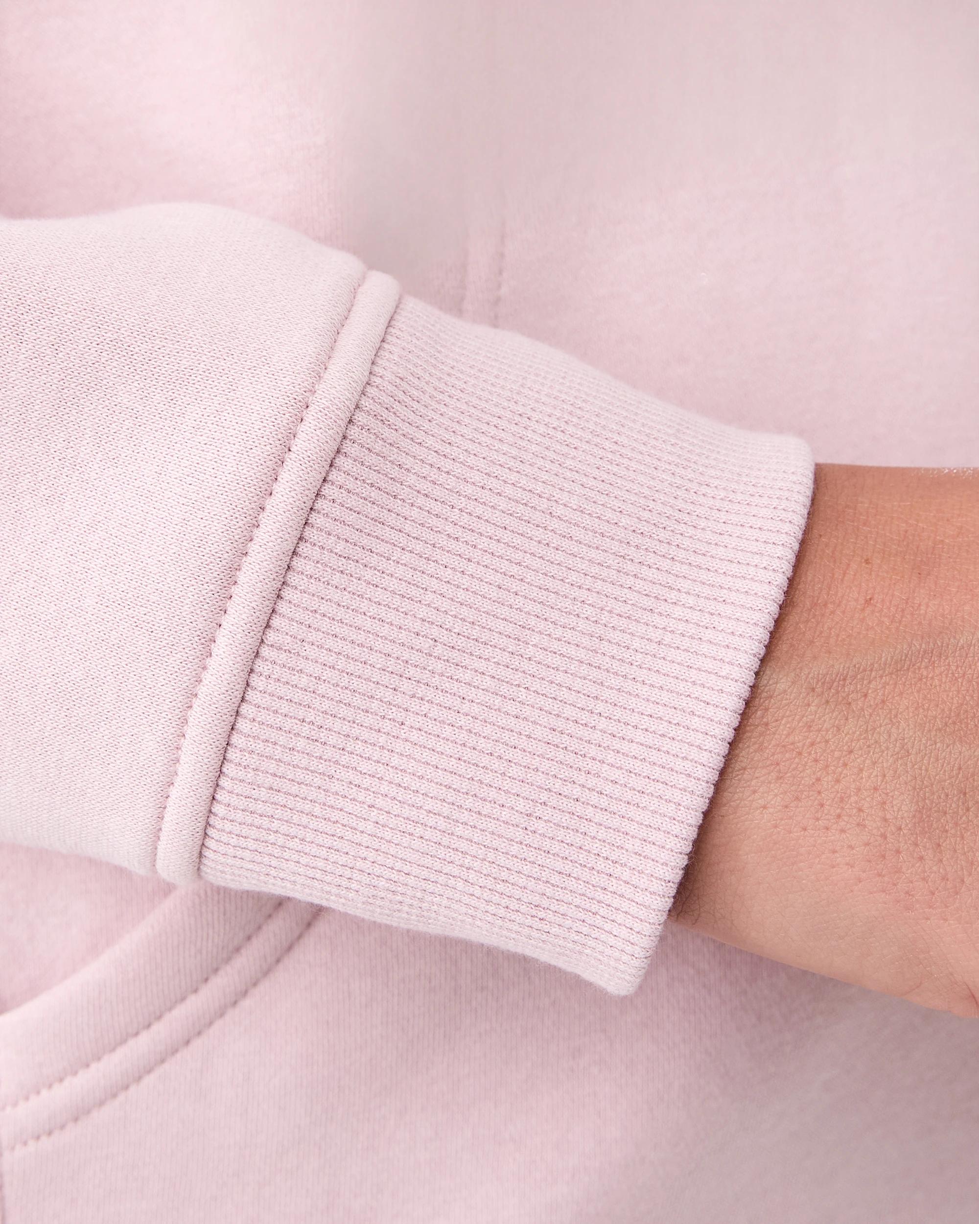 8 Active Womens Essential Zip Through Hoodie Sol B Pink, 8 of 9