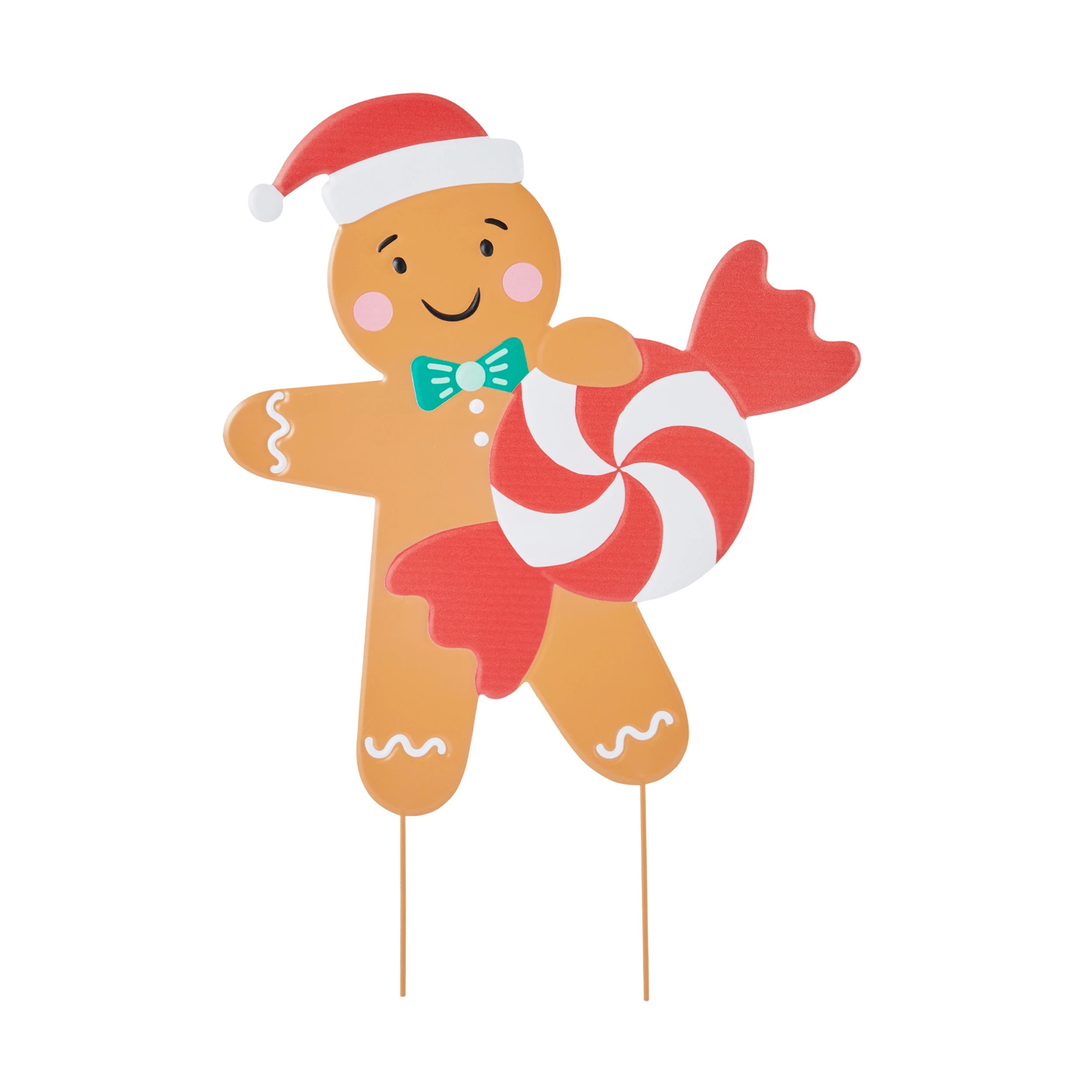 5 Small Christmas Gingerbread Stake - Assorted, 5 of 7