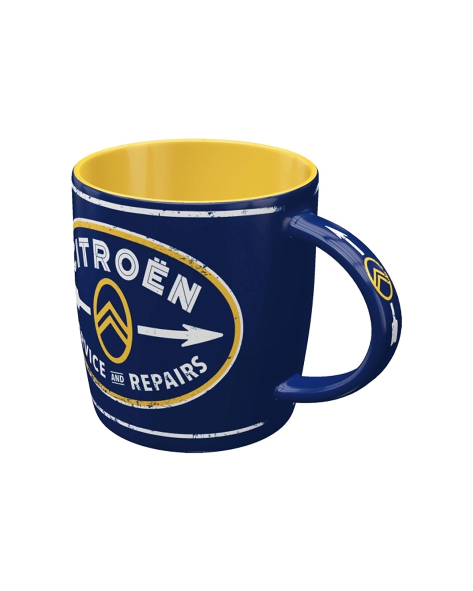 3 Nostalgic-Art 4PK Ceramic Mug 330ml Retro Design - Citreon Service and Repairs - Blue, 3 of 5