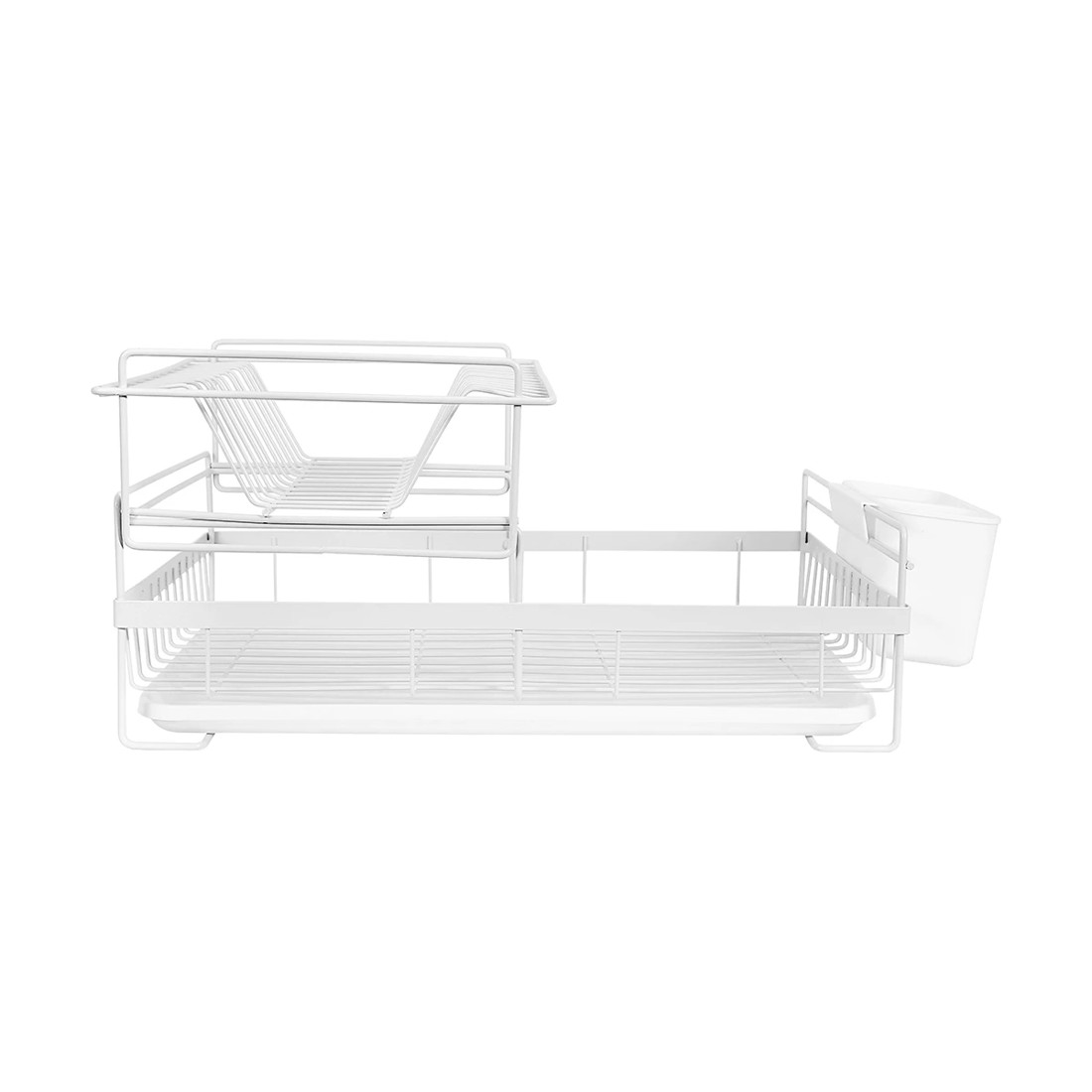 3 2 Tier Dish Rack - White, 3 of 5