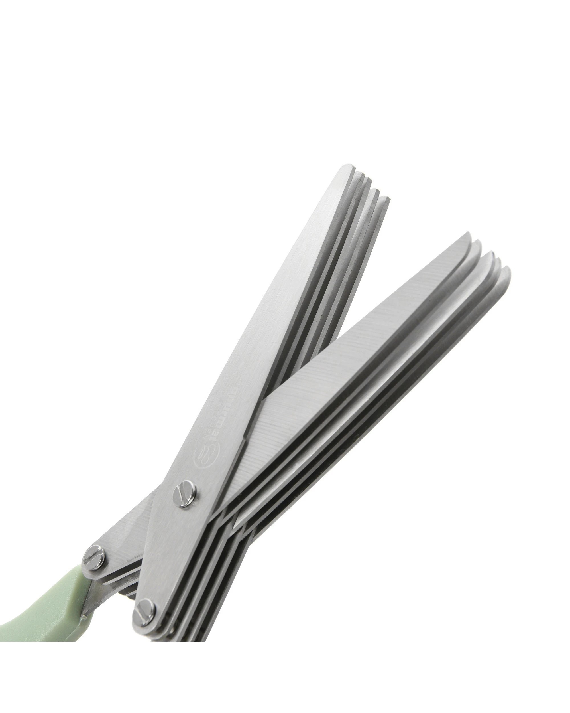 4 Gourmet Kitchen Modern Multiple Blade Scissors 21.1x7.5x1.7cm - Green, 4 of 7
