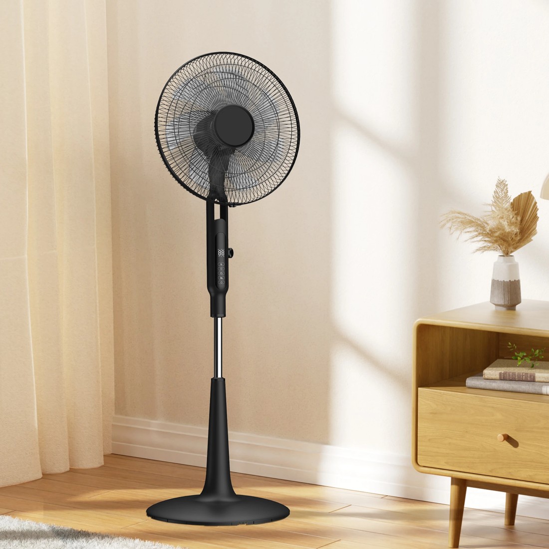 7 Spector Pedestal Fan Oscillating 28 Speeds Standing Cooler with Remote Control, 7 of 9
