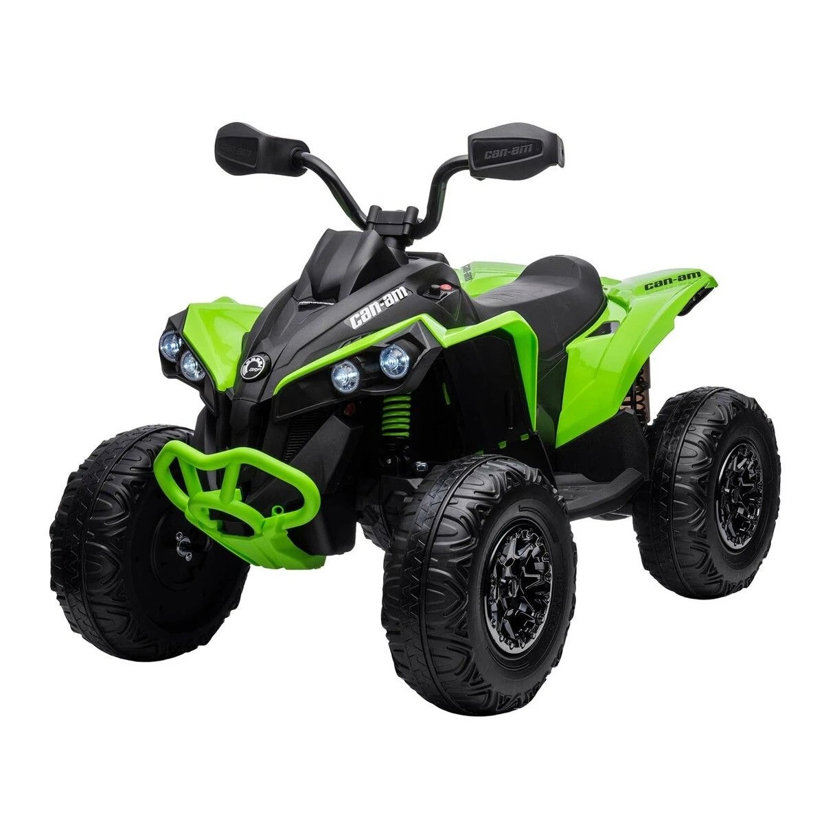 1 AUSWAY Can-Am Licensed Ride On Car 12V Electric ATV Quad Bike, 1 of 4