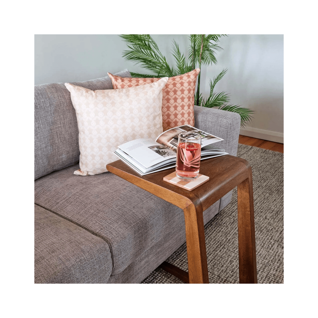 4 J.elliot Dario 45x64cm C-shape Side Table Home Lounge Furniture Natural
 - Natural, 4 of 4