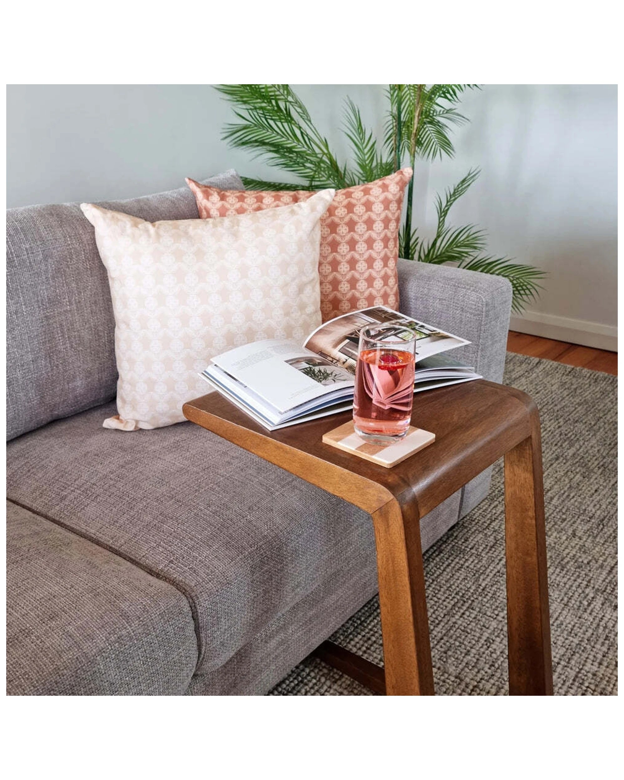 4 J.elliot Dario 45x64cm C-shape Side Table Home Lounge Furniture Natural
 - Natural, 4 of 4