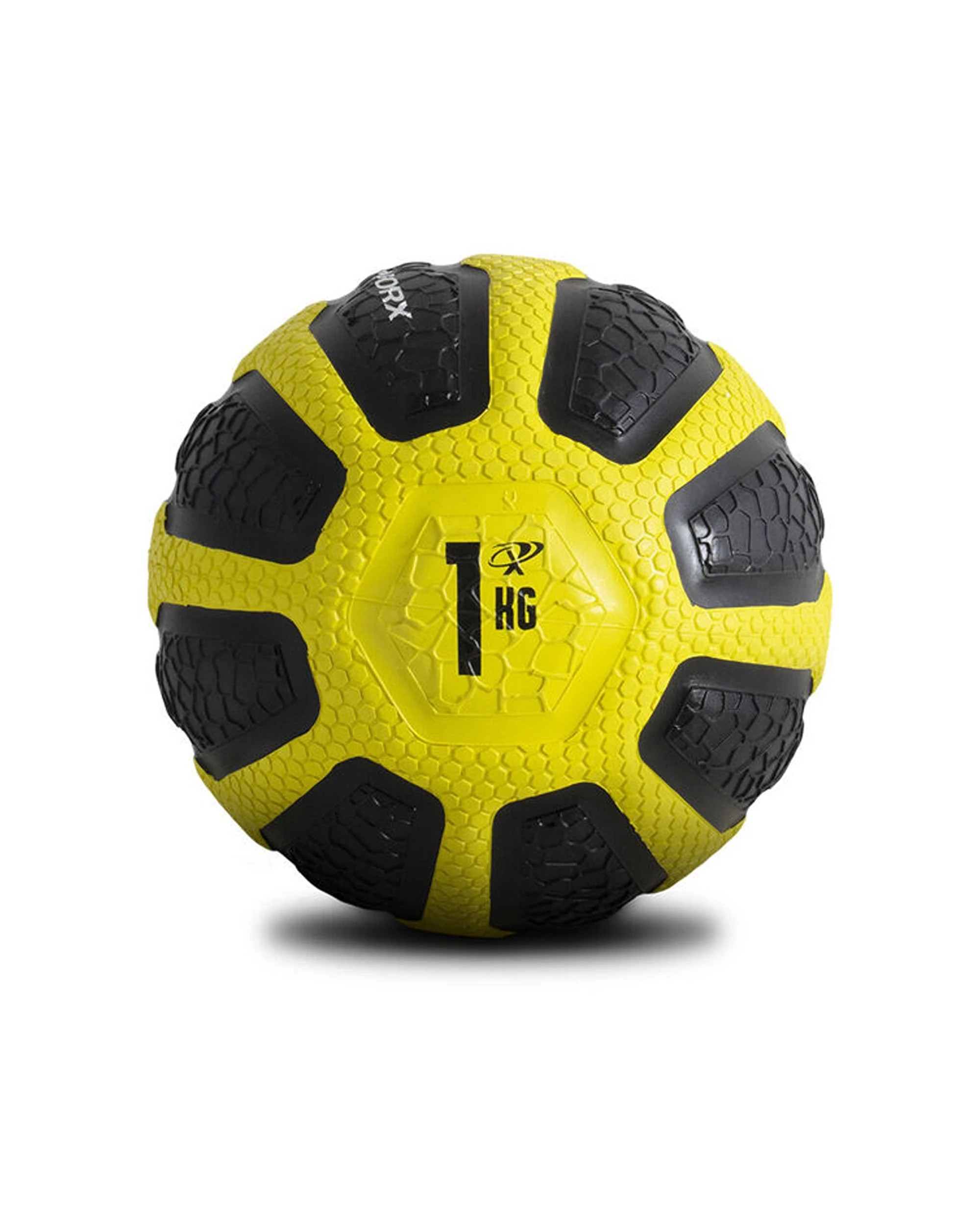 1 Bodyworx Medicine Ball 1kg Rubber For Core Training And Home Gym Exercise - Multi, 1 of 2