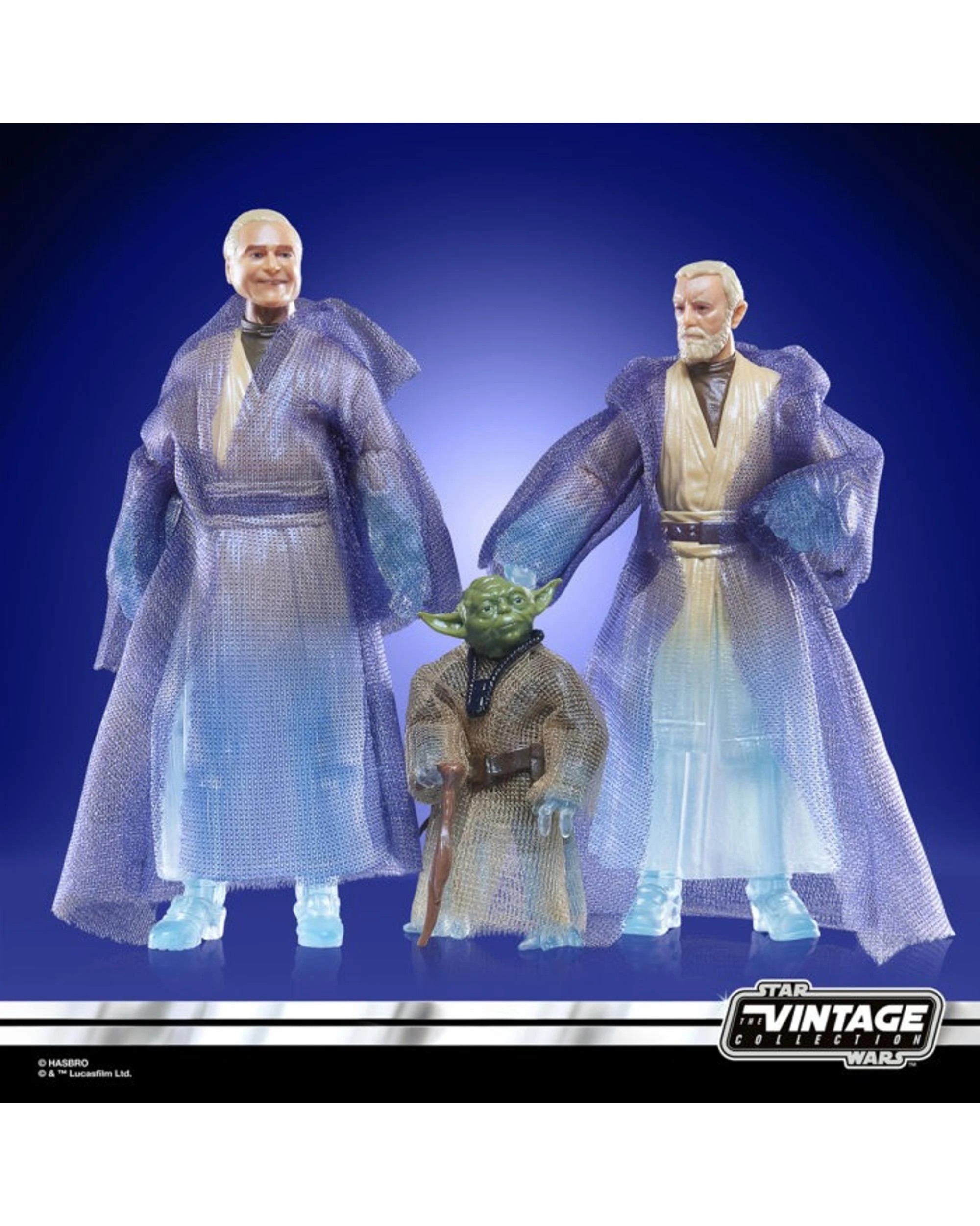 3 Star Wars The Vintage Collection Jedi Spirits Action Figures 3 Pack, 3 of 6