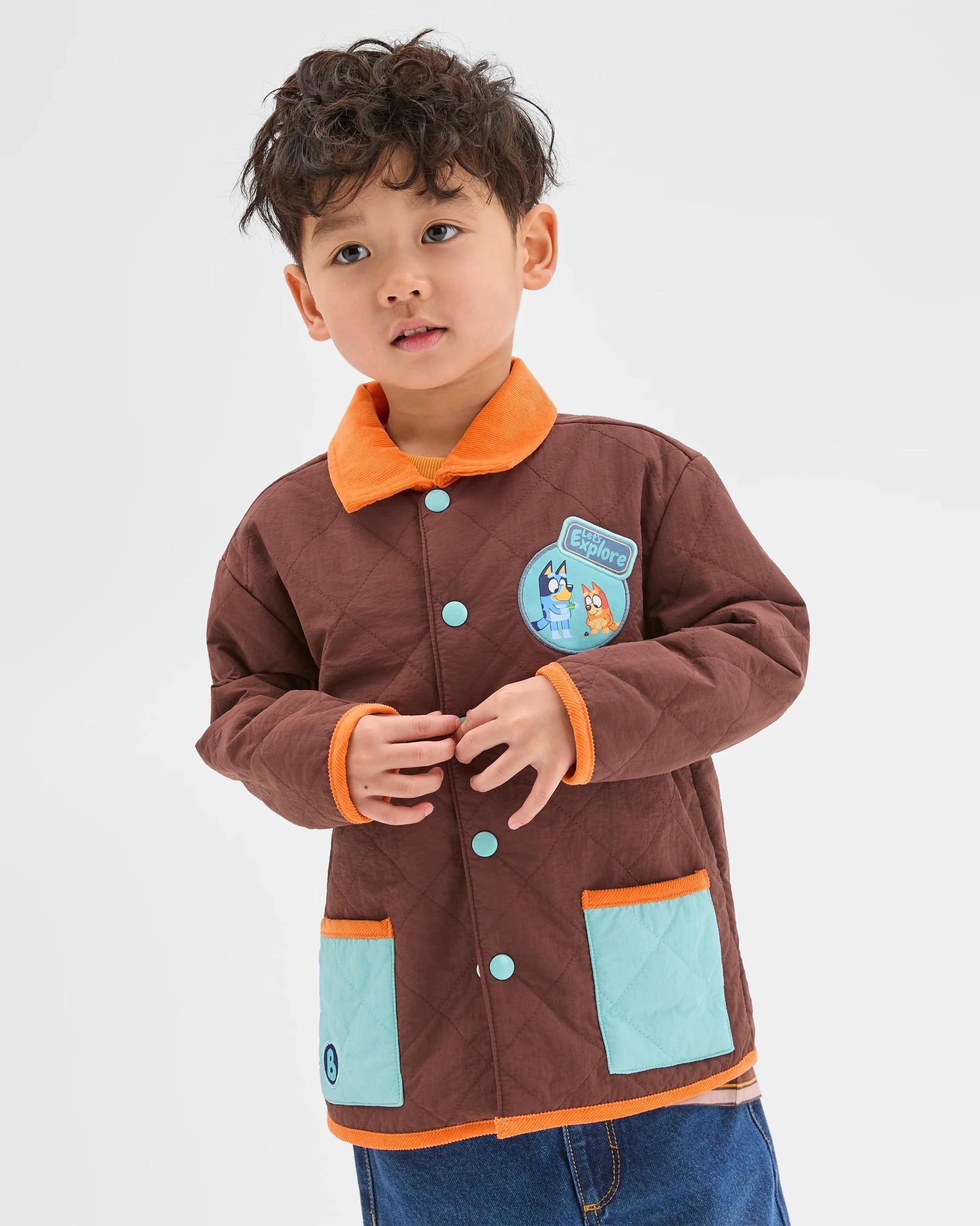 1 Bluey Quilted Jacket MULTI, 1 of 5