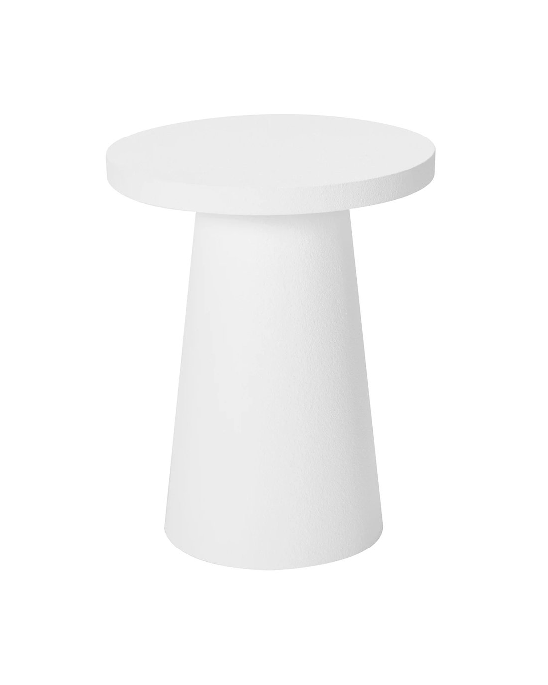 3 White Textured Side Table, 3 of 8