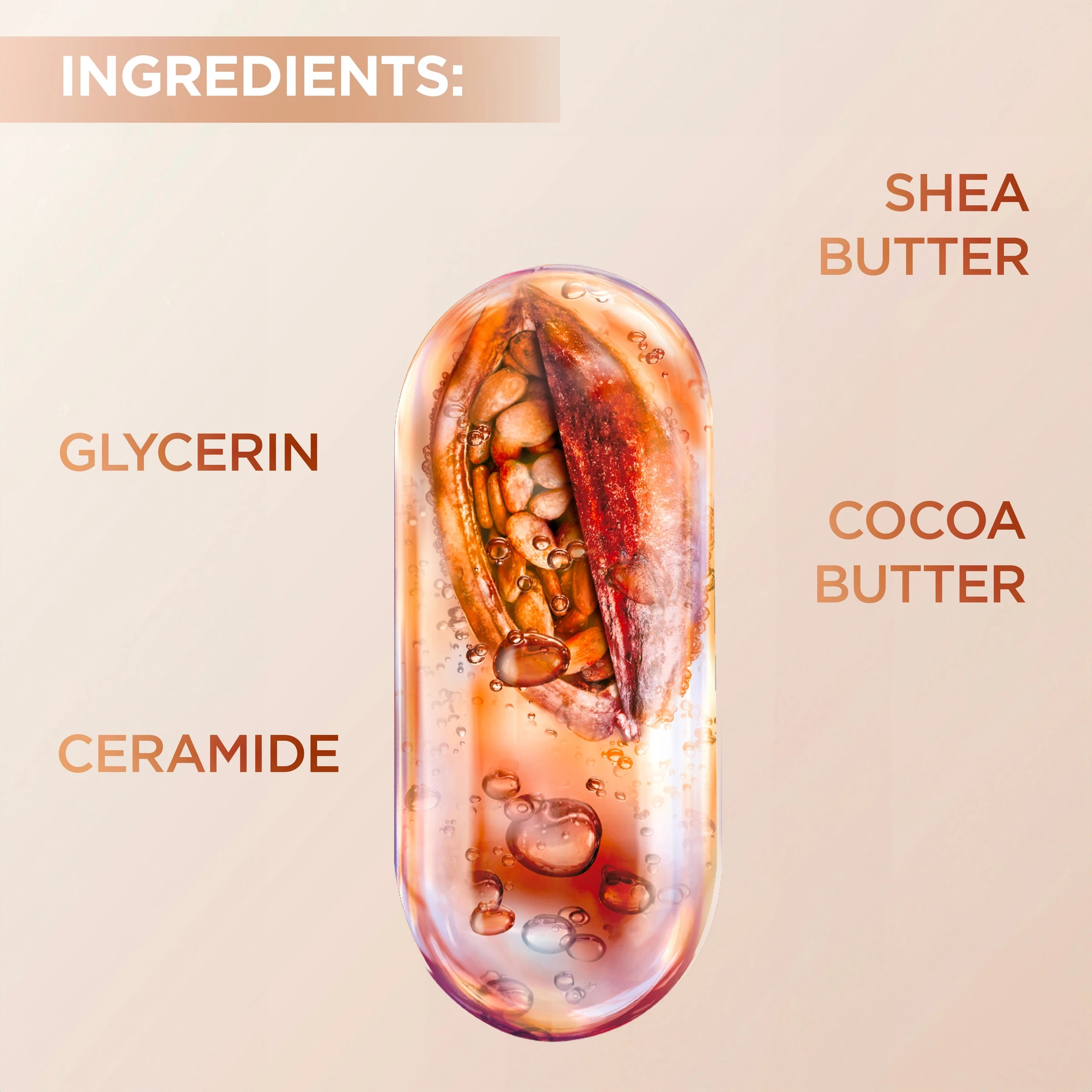 3 Garnier Body Superfood 48H Repairing Butter Cream 380ml - Cocoa and Ceramide, 3 of 8