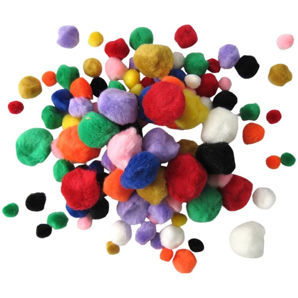 1 Little Learner Pom Poms Assorted 500 Pack, 1 of 1
