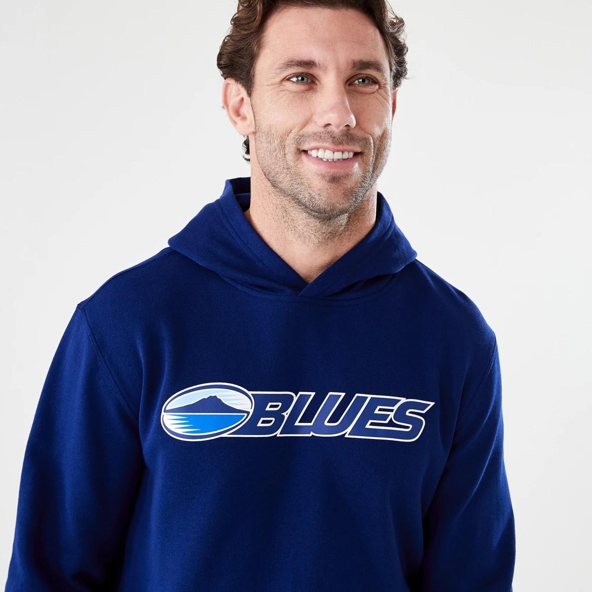 4 Official Super Rugby Adult Hoodie Blues, 4 of 7