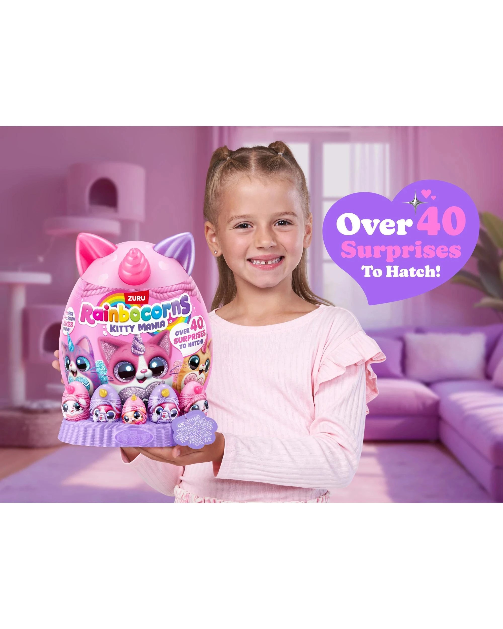 4 Rainbocorns Kitty Mania by ZURU - Multi, 4 of 6