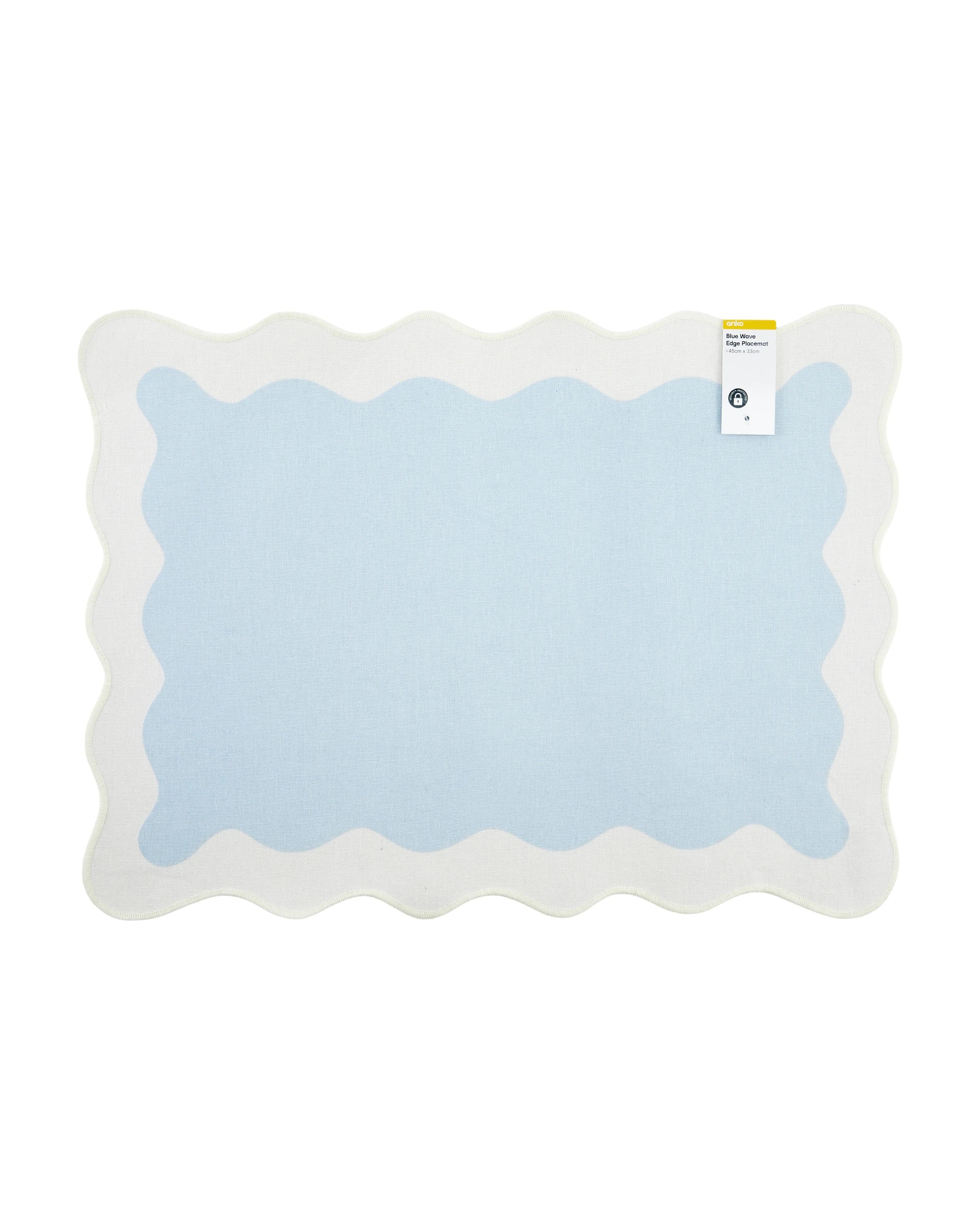 5 Blue Wave Edge Placemat, 5 of 5