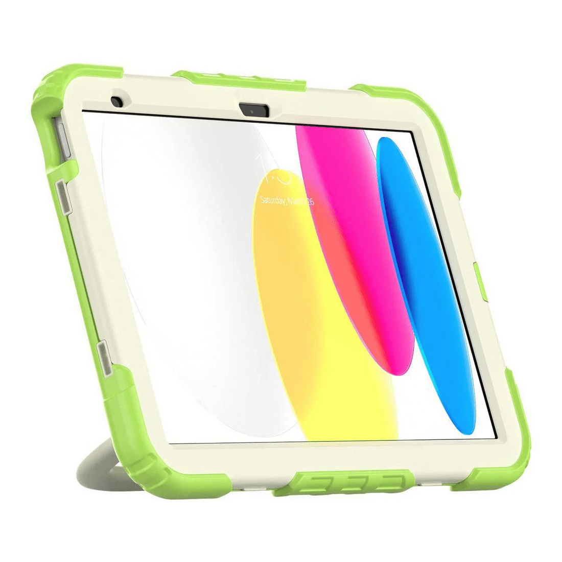 9 Studymate Bumper Case iPad A16/10th Gen 10.9" Green w handle, 9 of 10