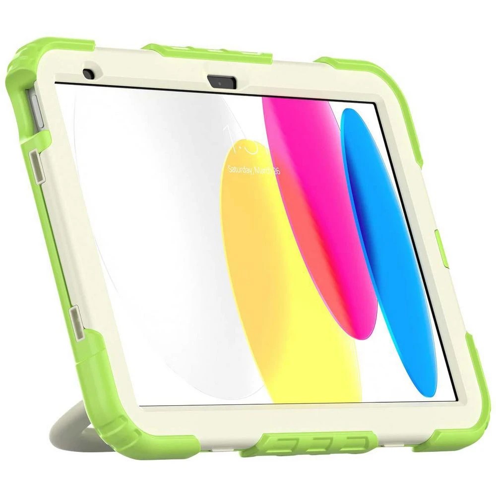 9 Studymate Bumper Case iPad A16/10th Gen 10.9" Green w handle, 9 of 10