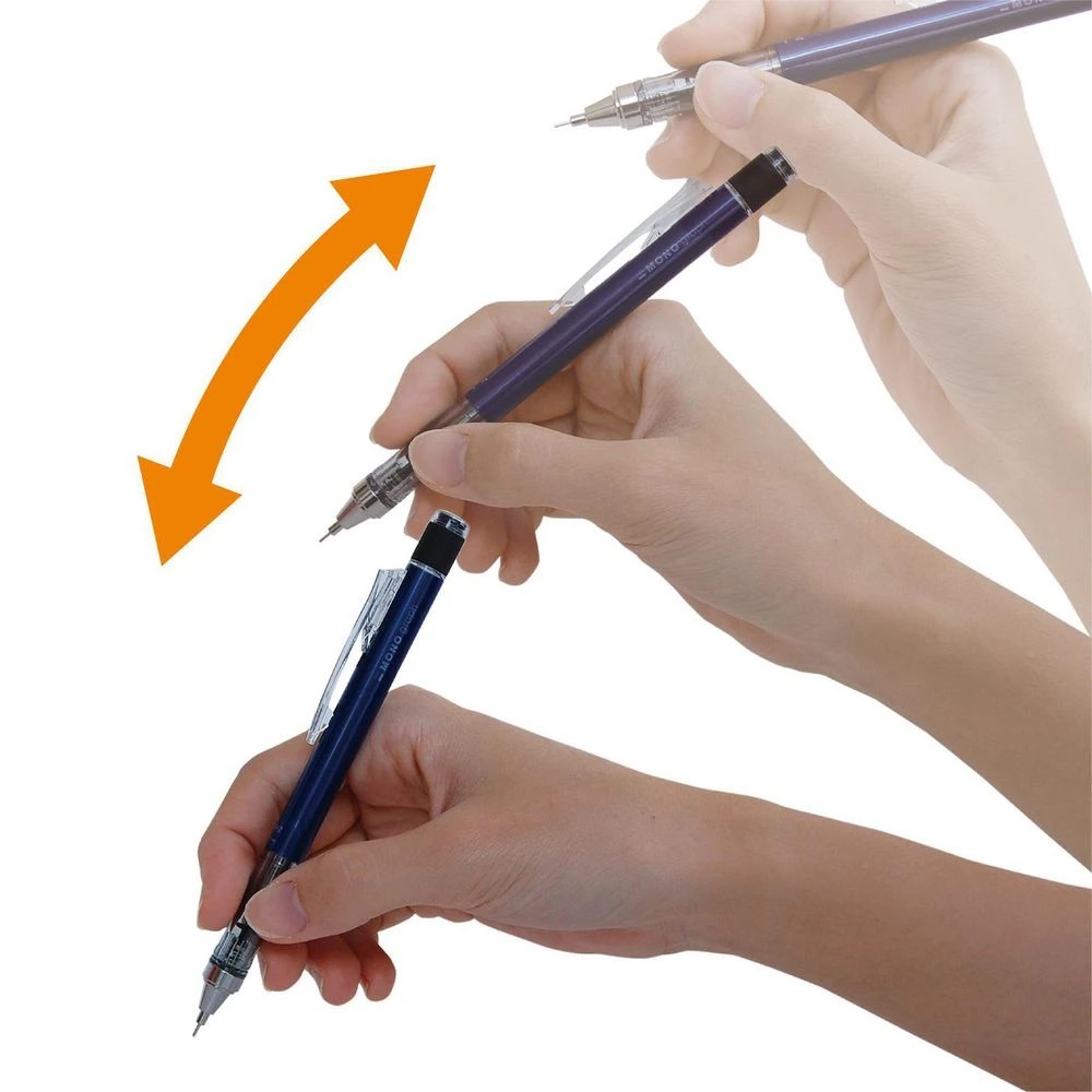 5 Tombow Mono Mechanical Pencil 0.5mm Mint Ice Blue Barrel, 5 of 7