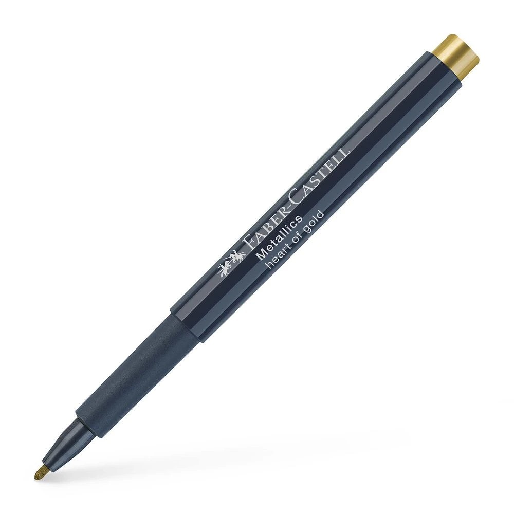 4 Faber-Castell Metallic Permanent Marker Heart of Gold, 4 of 6