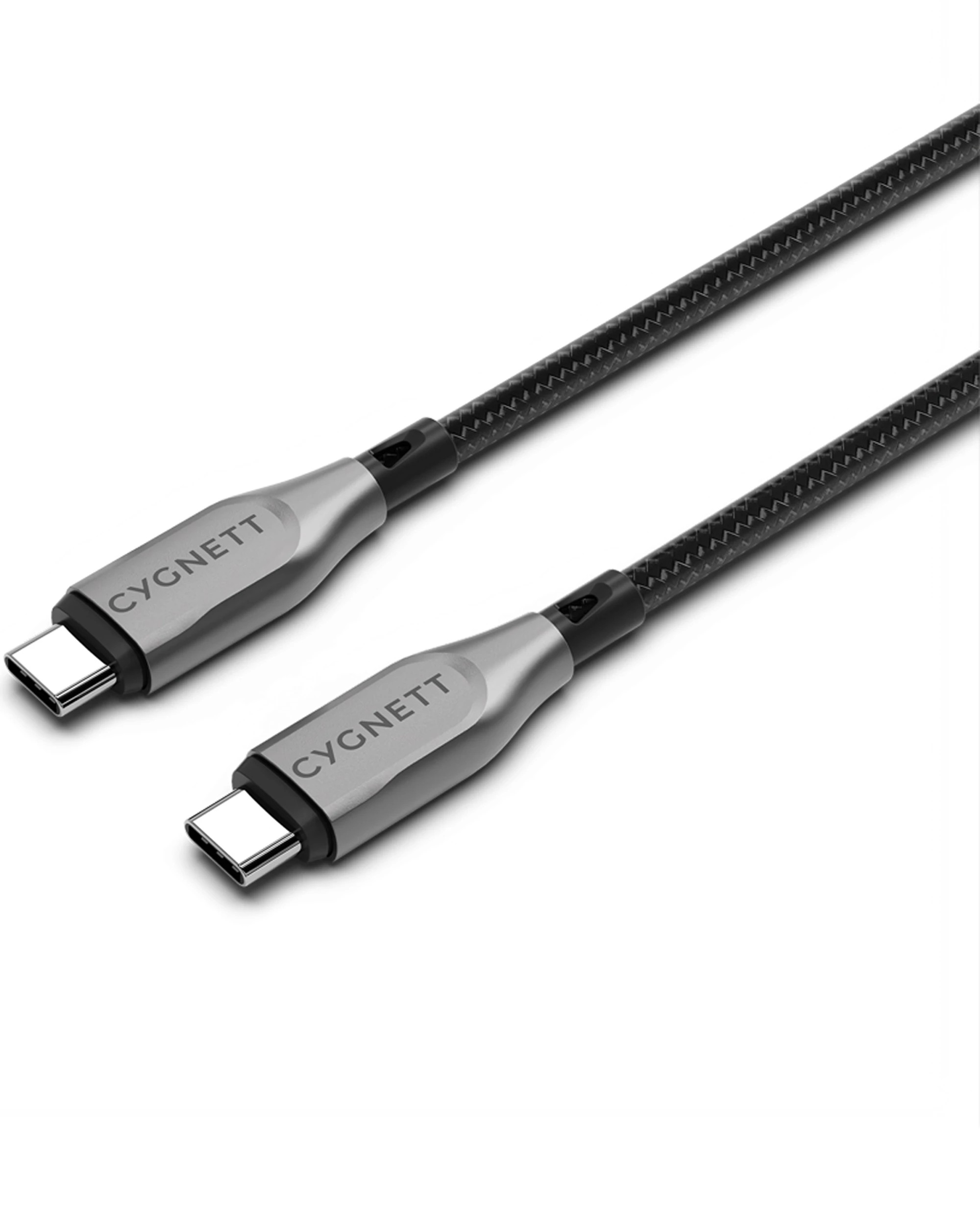 1 Cygnett Armoured USB-C to USB-C Charger & Data Sync Cable 3m - Black, 1 of 6